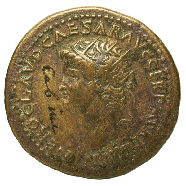RIC I (second edition) Nero 285, аверс, bnf_ocre