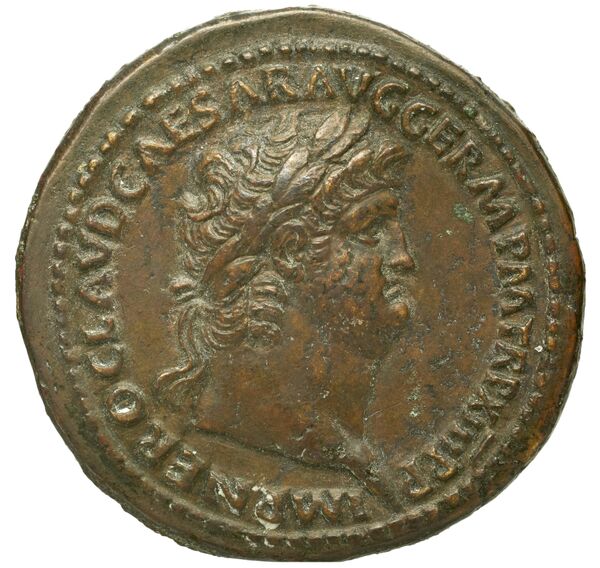 RIC I (second edition) Nero 356, аверс, bnf_ocre