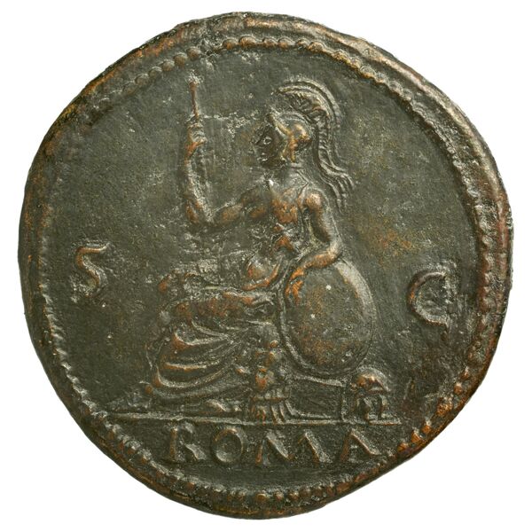 RIC I (second edition) Nero 356, реверс, bnf_ocre