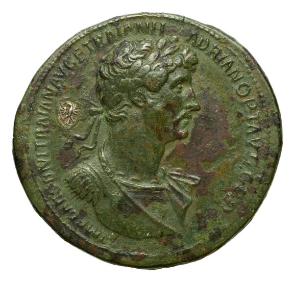 RIC II, Part 3 (second edition) Hadrian 36, аверс, bnf_ocre