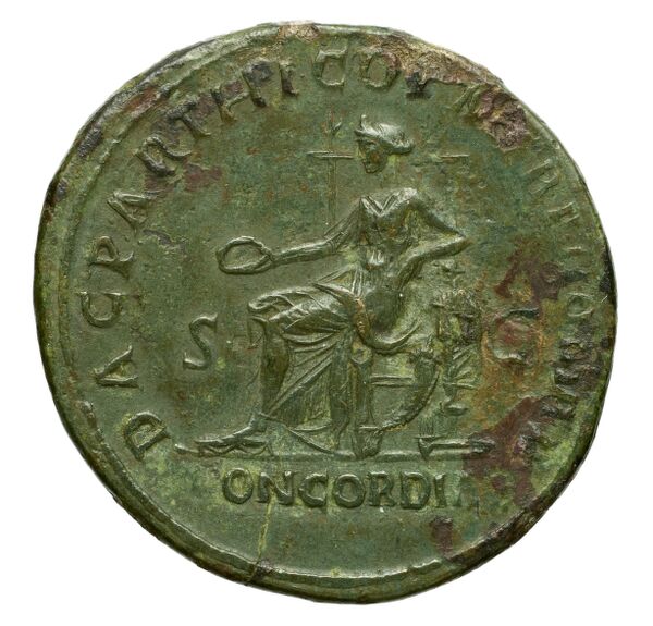 RIC II, Part 3 (second edition) Hadrian 36, реверс, bnf_ocre