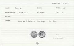 ABC 1495, реверс, cci