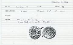 ABC 1734, реверс, cci