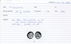 ABC 1076, реверс, cci