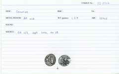 ABC 1034, реверс, cci