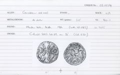 ABC 1854, реверс, cci