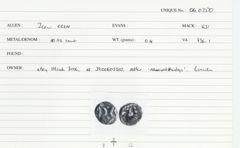 ABC 1684, реверс, cci