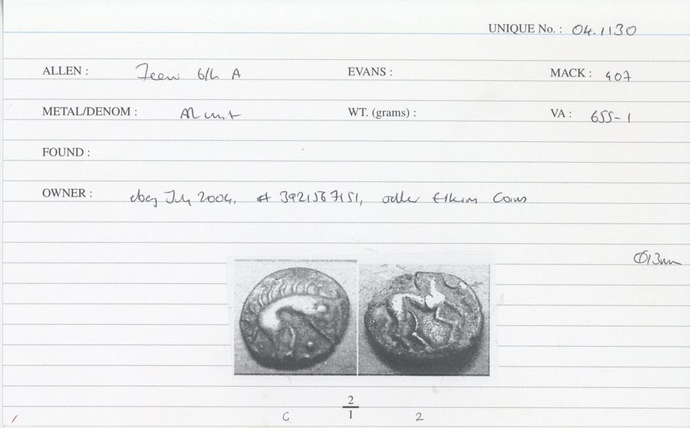 ABC 1576, аверс, cci