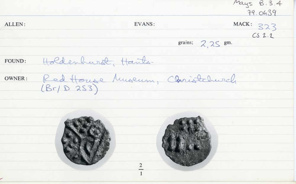 ABC 2178, аверс, cci
