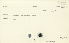 ABC 1037, реверс, cci