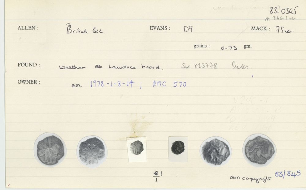 ABC 2101, аверс, cci