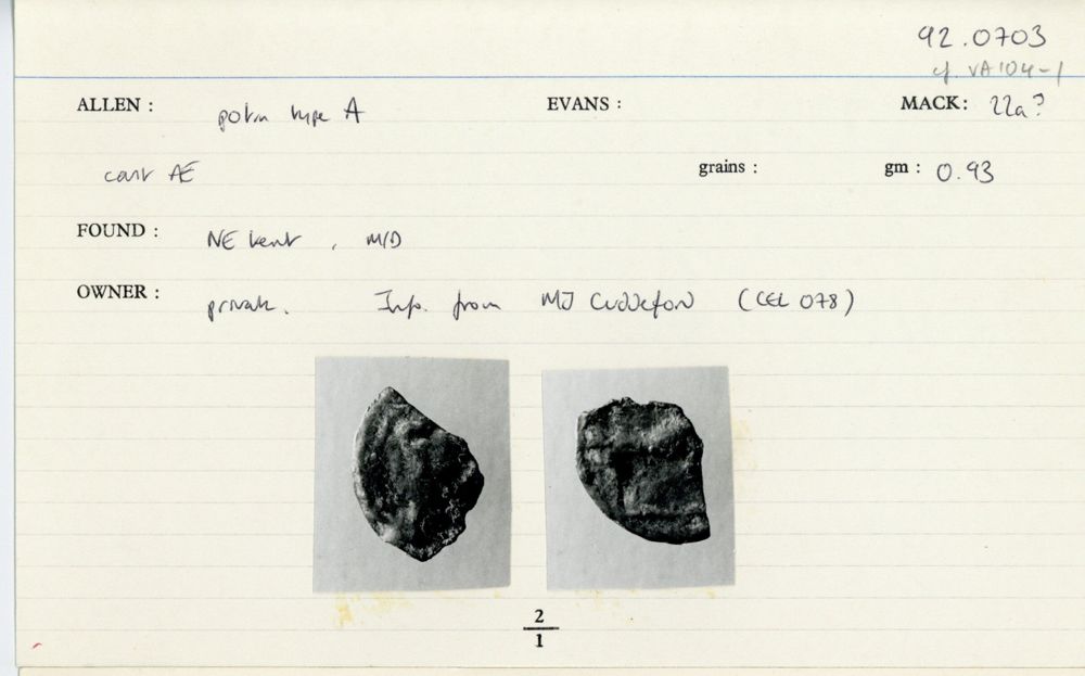 ABC 147, obverse, cci