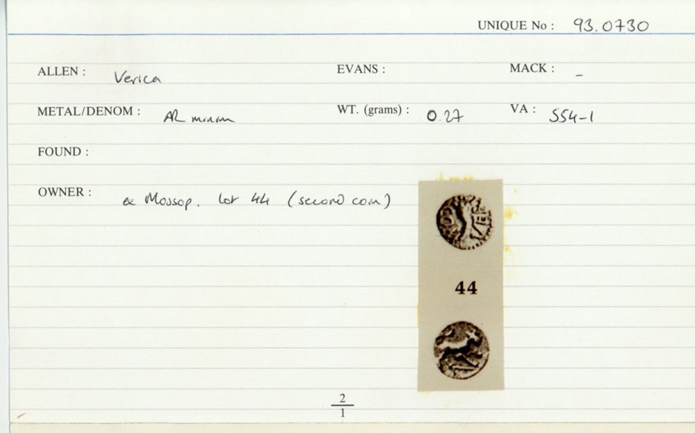 ABC 1319, аверс, cci