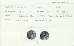 ABC 2398, реверс, cci