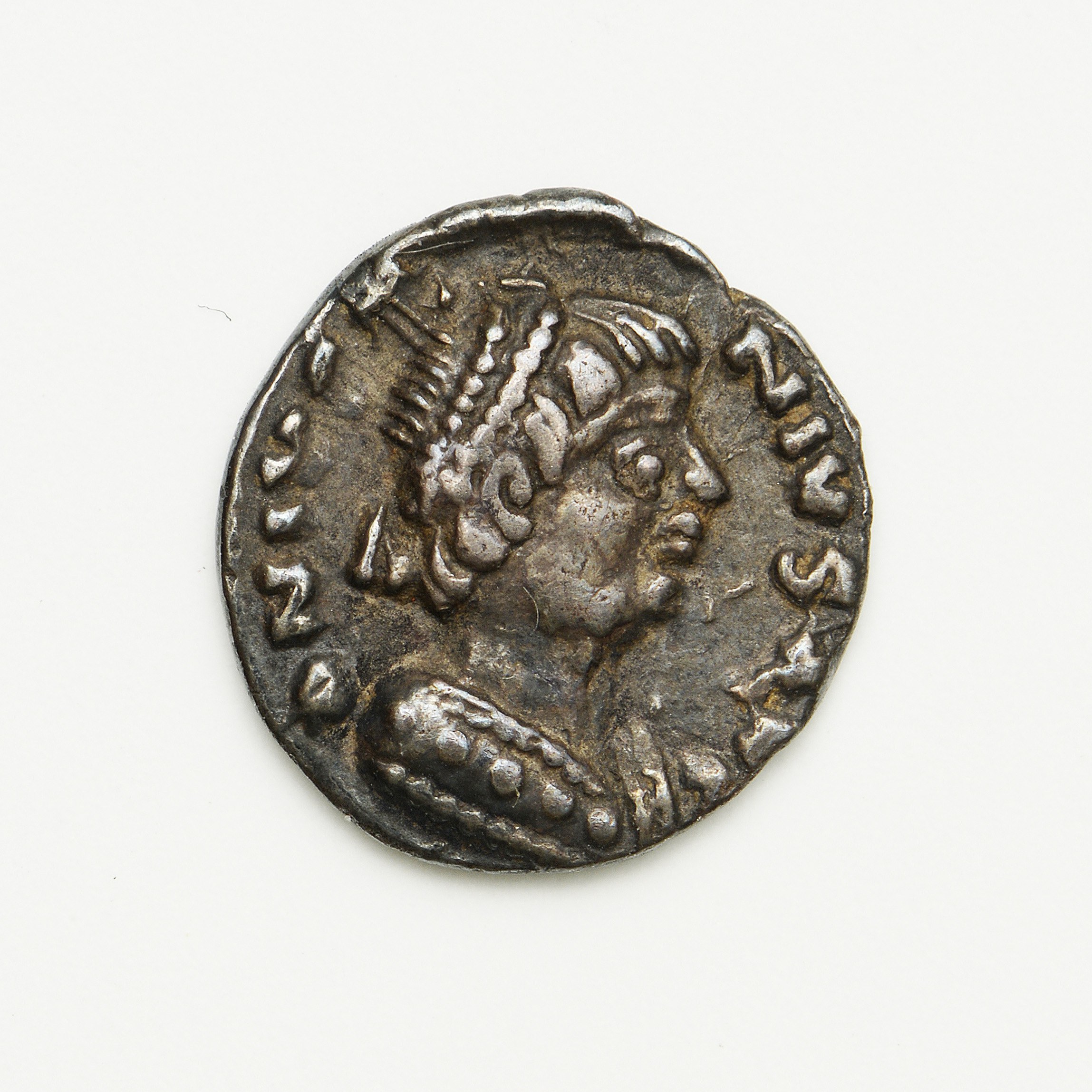 аверс Theodoric — Quarter siliqua (Rome, 518)