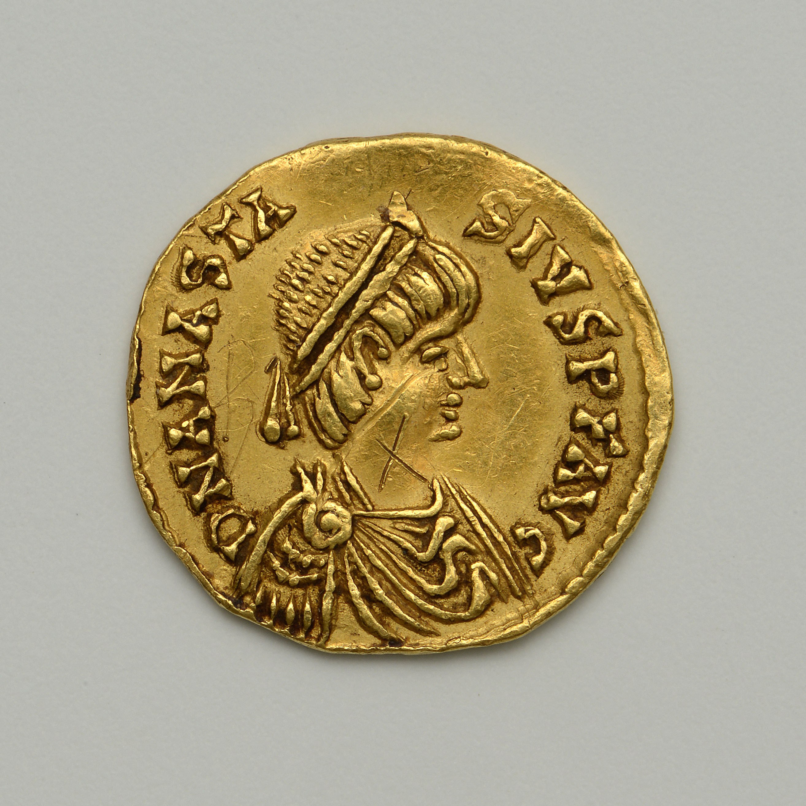 аверс Theodoric — Tremissis (Rome, 491)