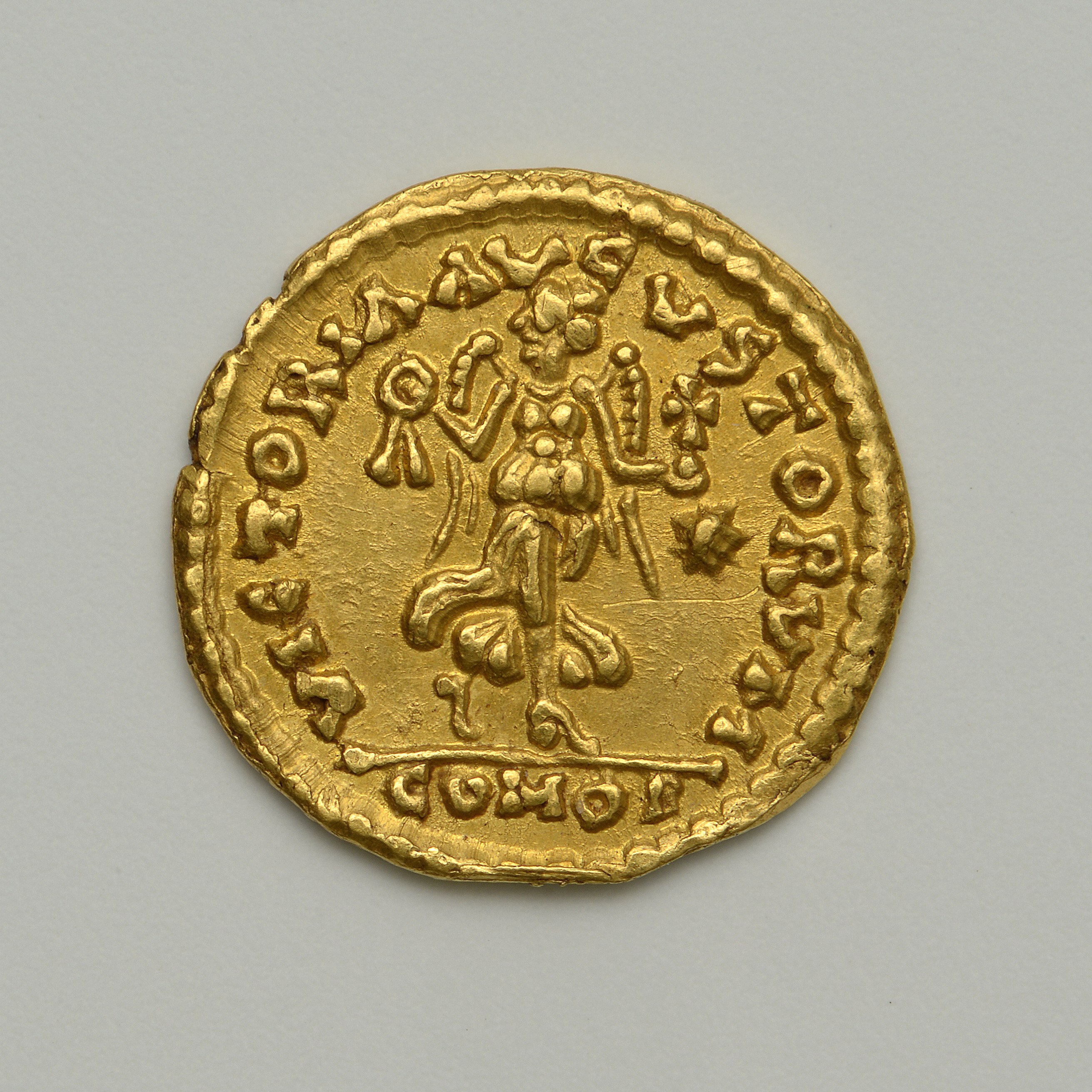 Theodoric — Tremissis (Rome, 491), реверс, do_byzant