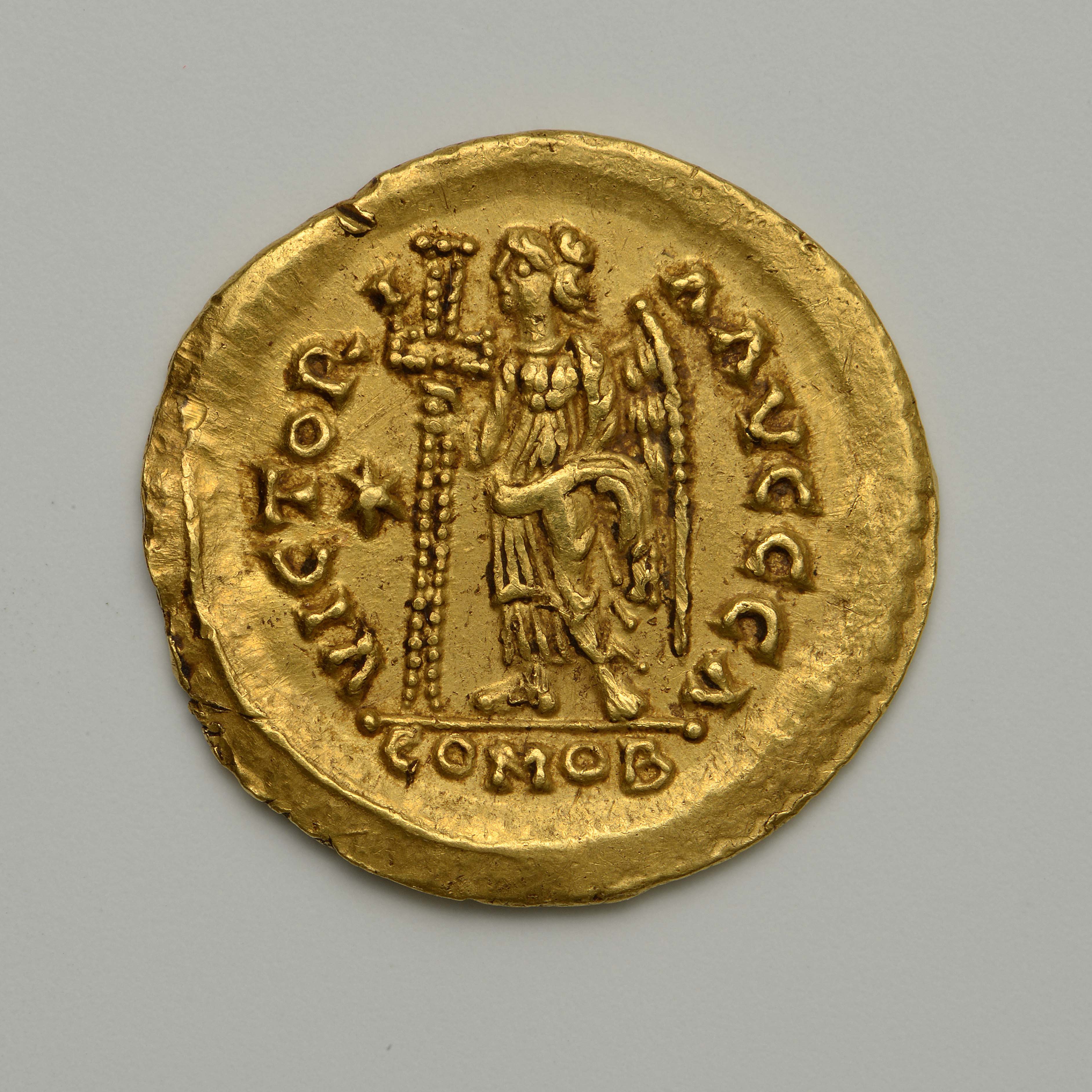 реверс Ostrogothic Authority — Solidus (Rome, 527)