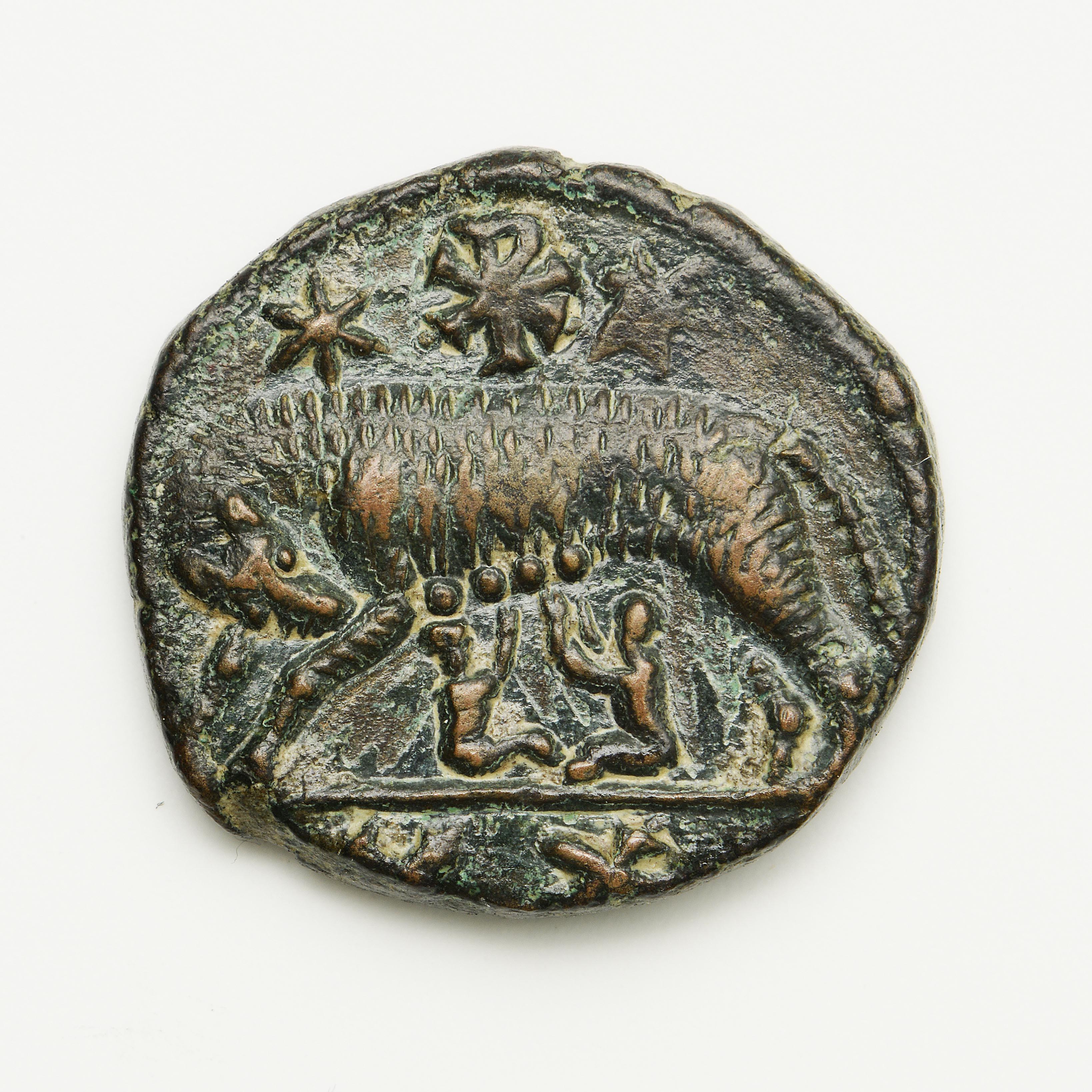 реверс Theodoric — Half Follis (Rome, 493)