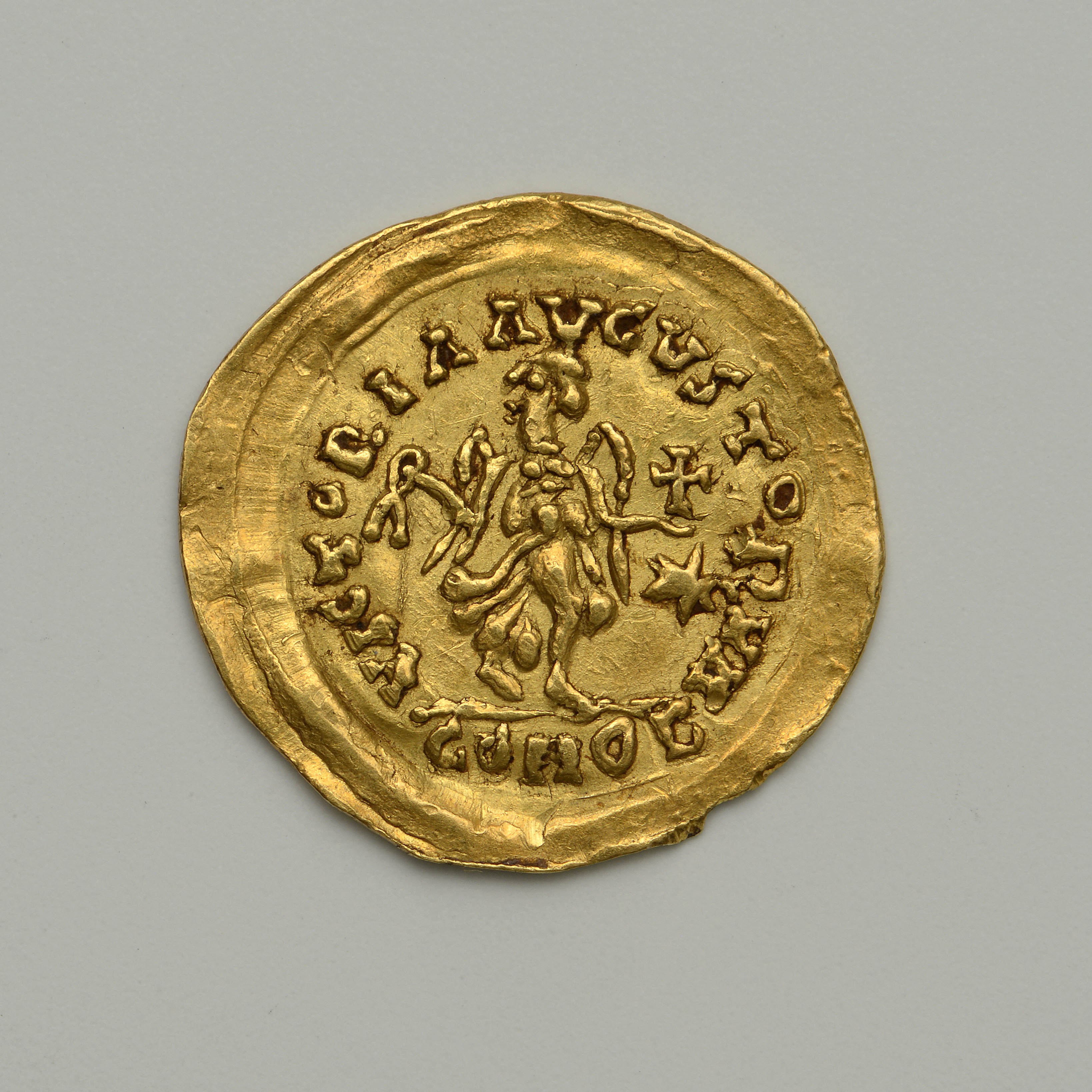 Ostrogothic Authority — Tremissis (Rome, 527), реверс, do_byzant