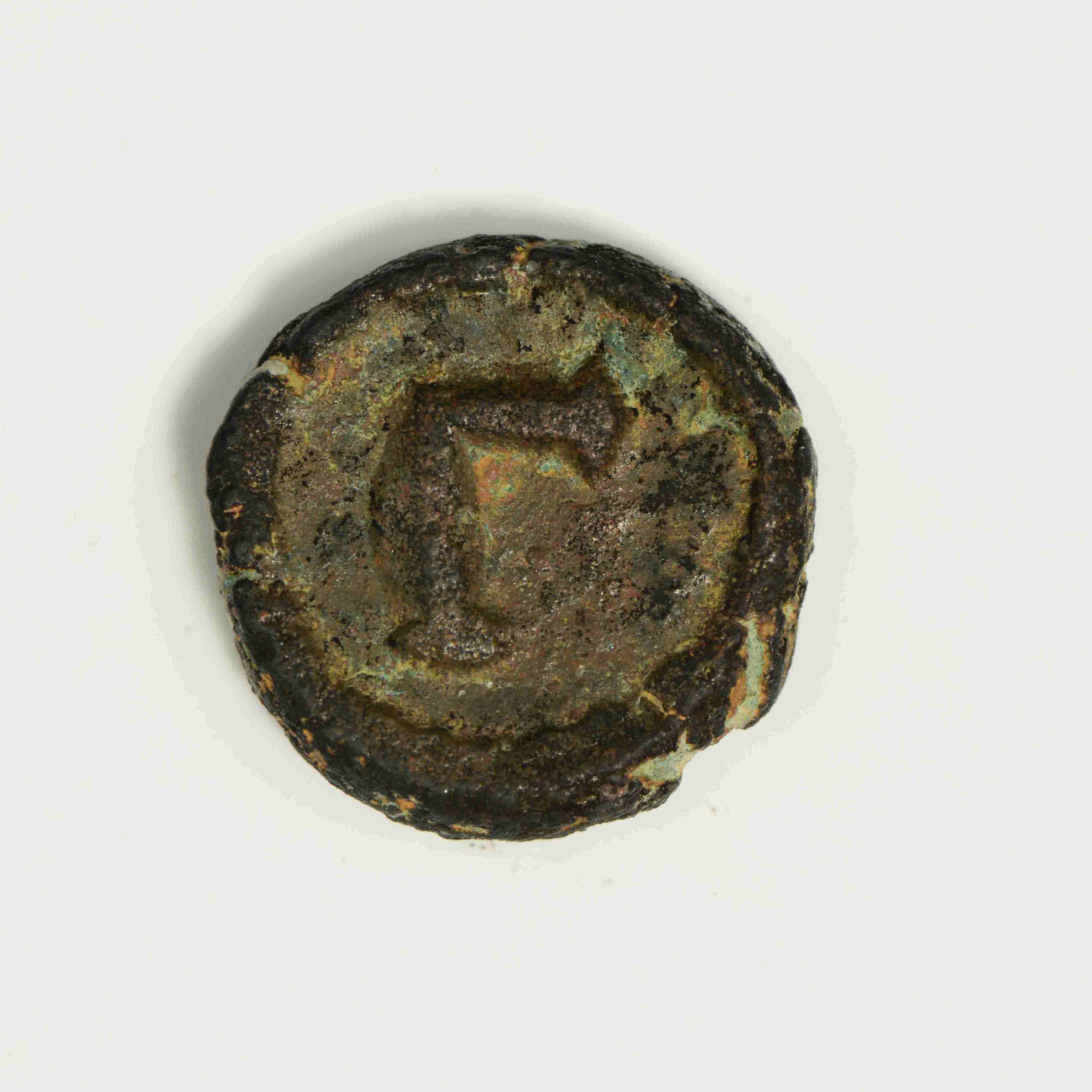 реверс Justinian I — Three Nummi (Alexandria, 527)