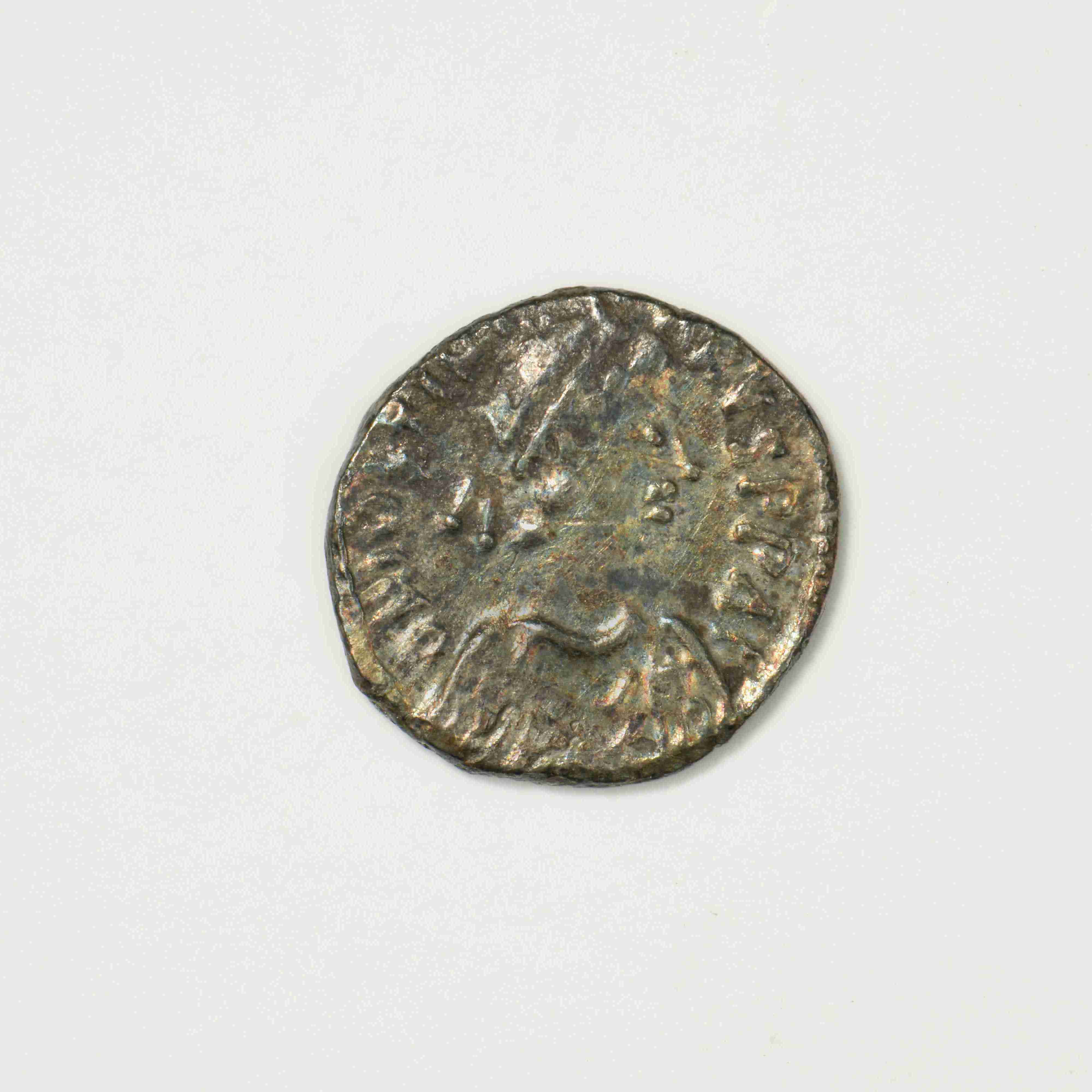 obverse Justinian I — Quarter siliqua (Carthage, 534)