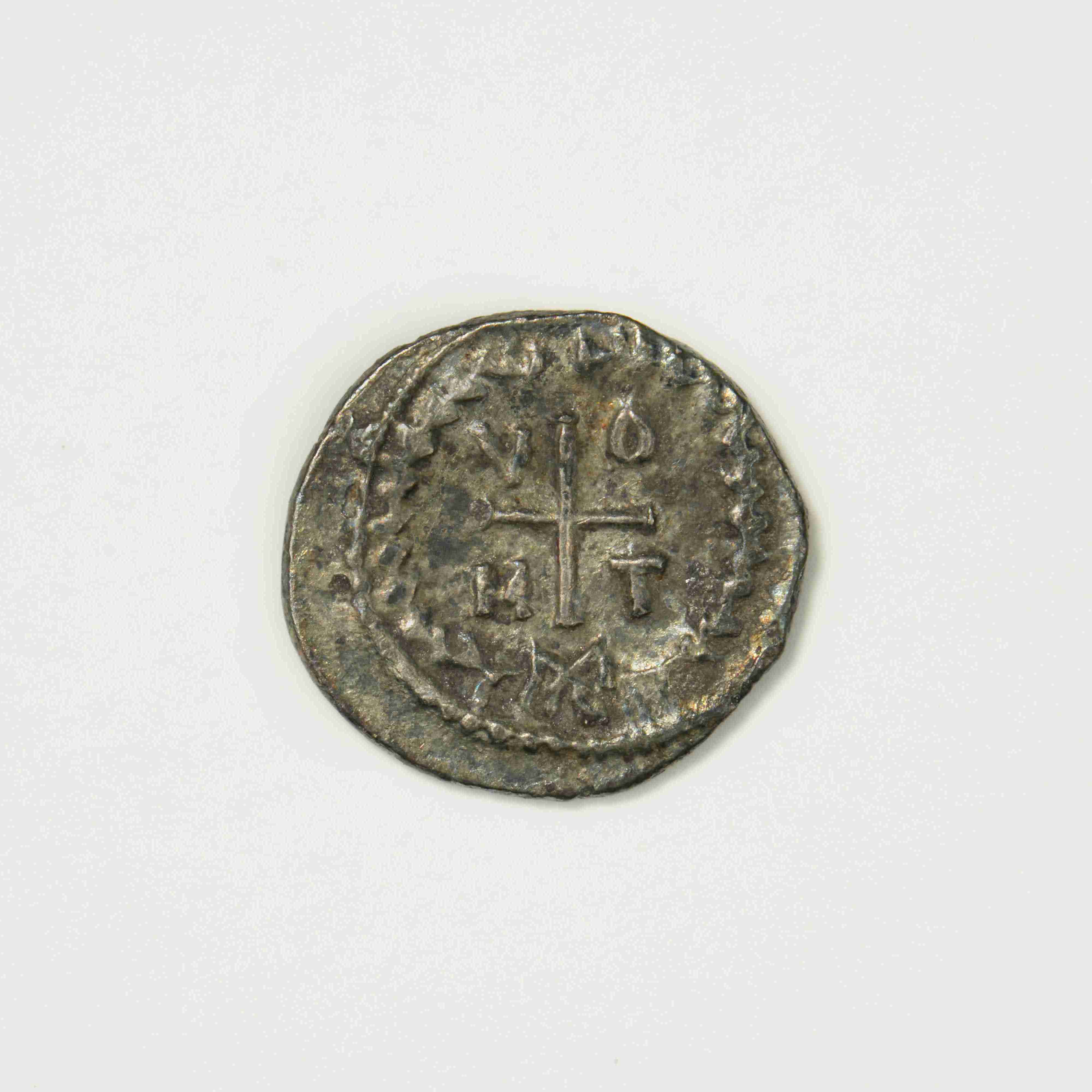 reverse Justinian I — Quarter siliqua (Carthage, 534)