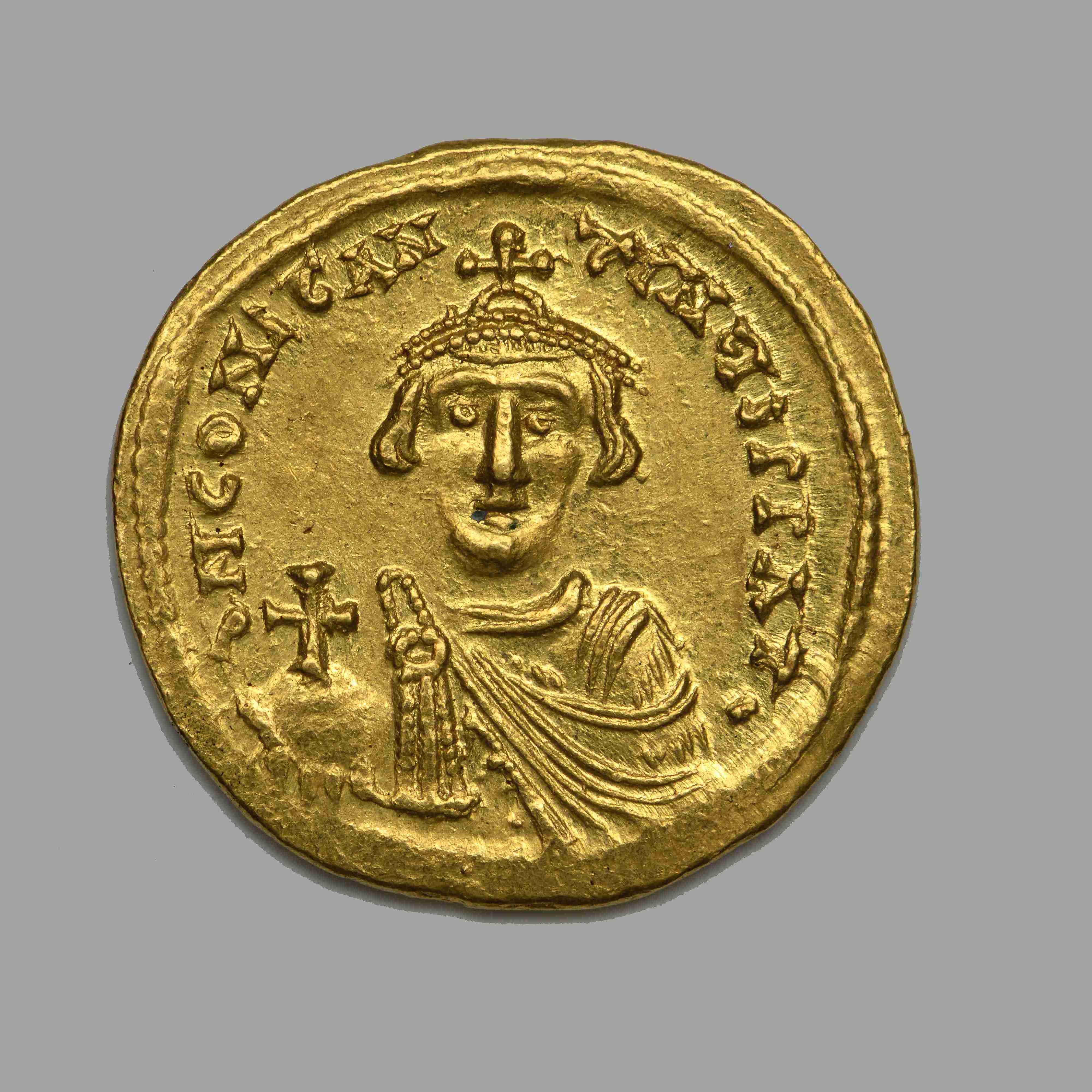 аверс Constans II — Solidus (Constantinople, 642)
