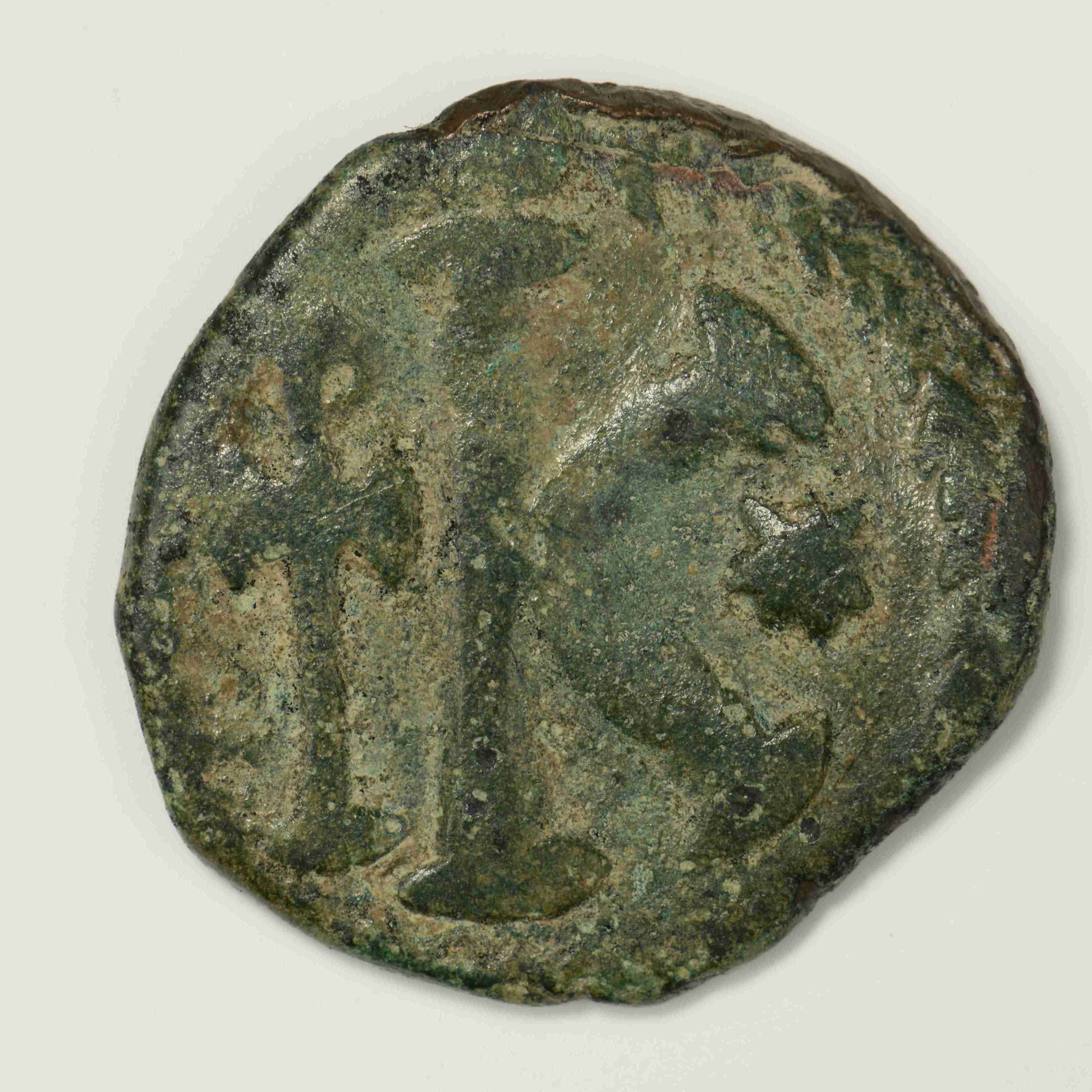 реверс Justin I — Half Follis (Thessalonike, 518)