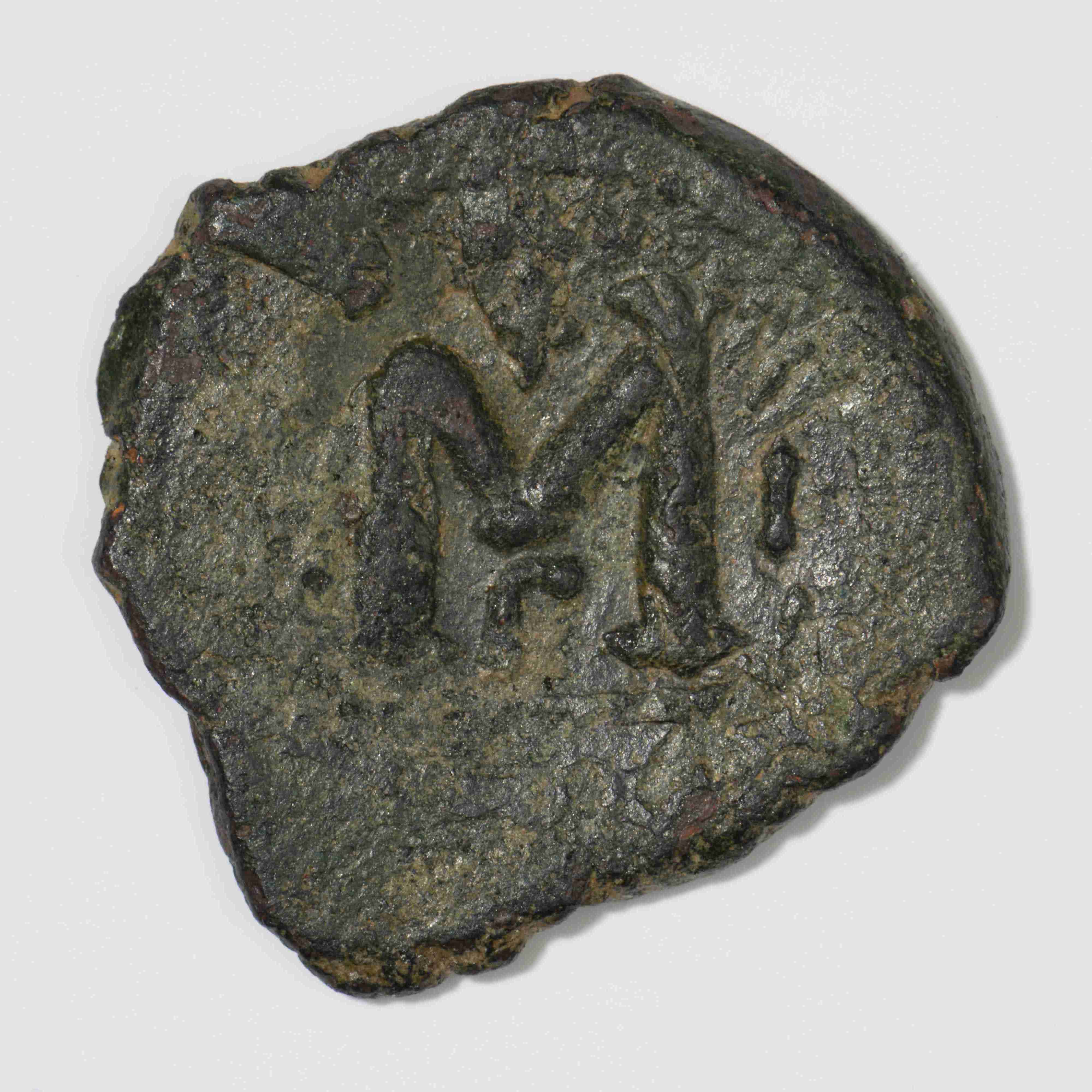 reverse Theodosios III — Follis (Constantinople, 715–716)