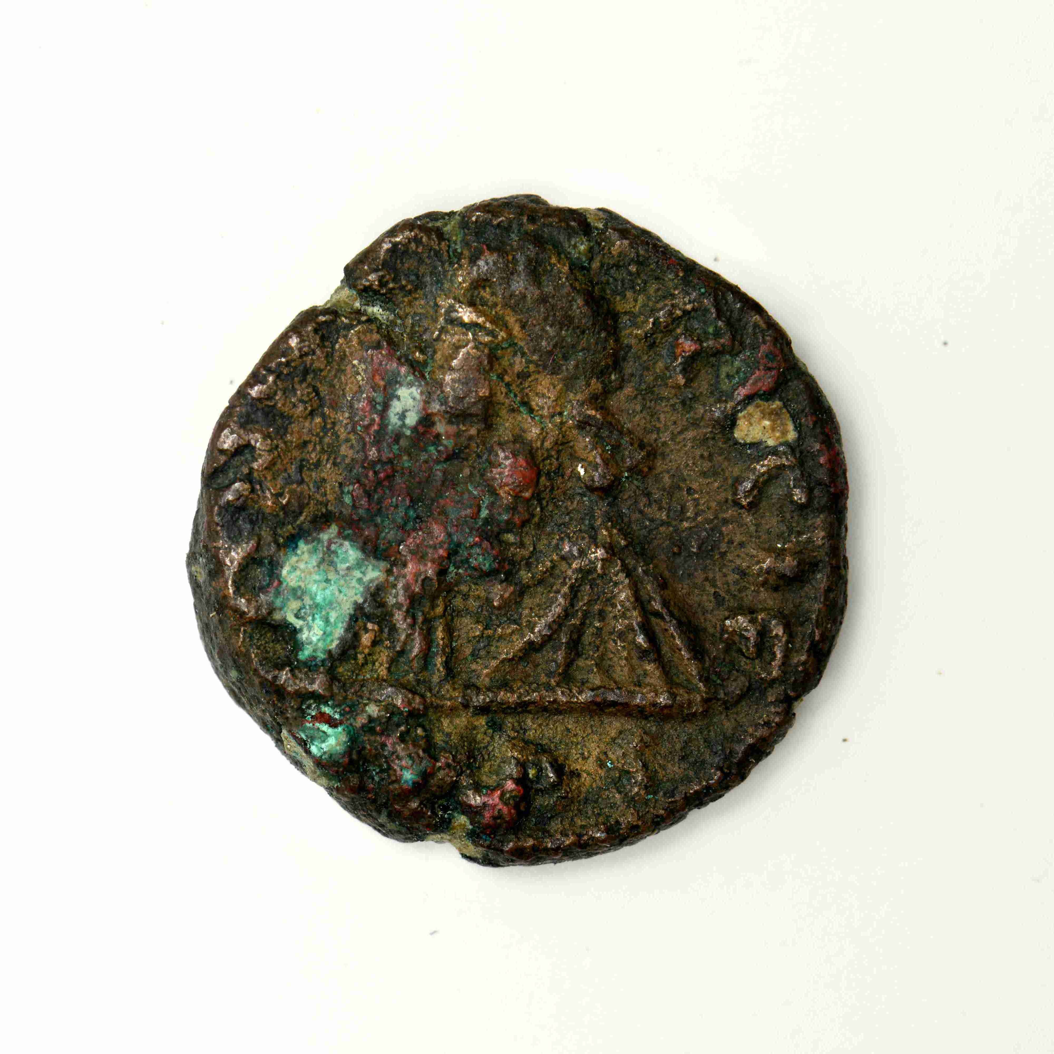 obverse Maurice Tiberius — Pentanummium (Carthage, 587–588)