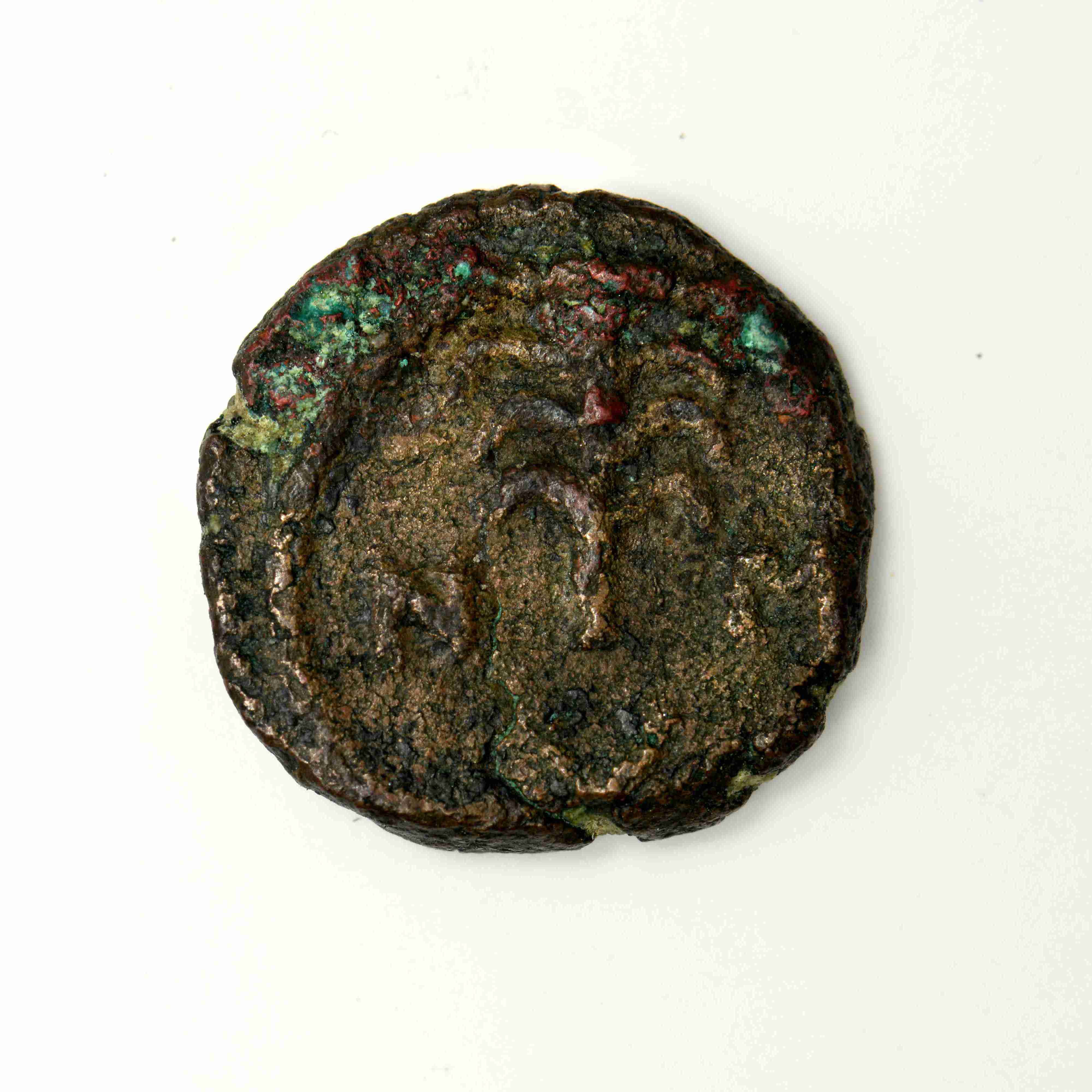 reverse Maurice Tiberius — Pentanummium (Carthage, 587–588)