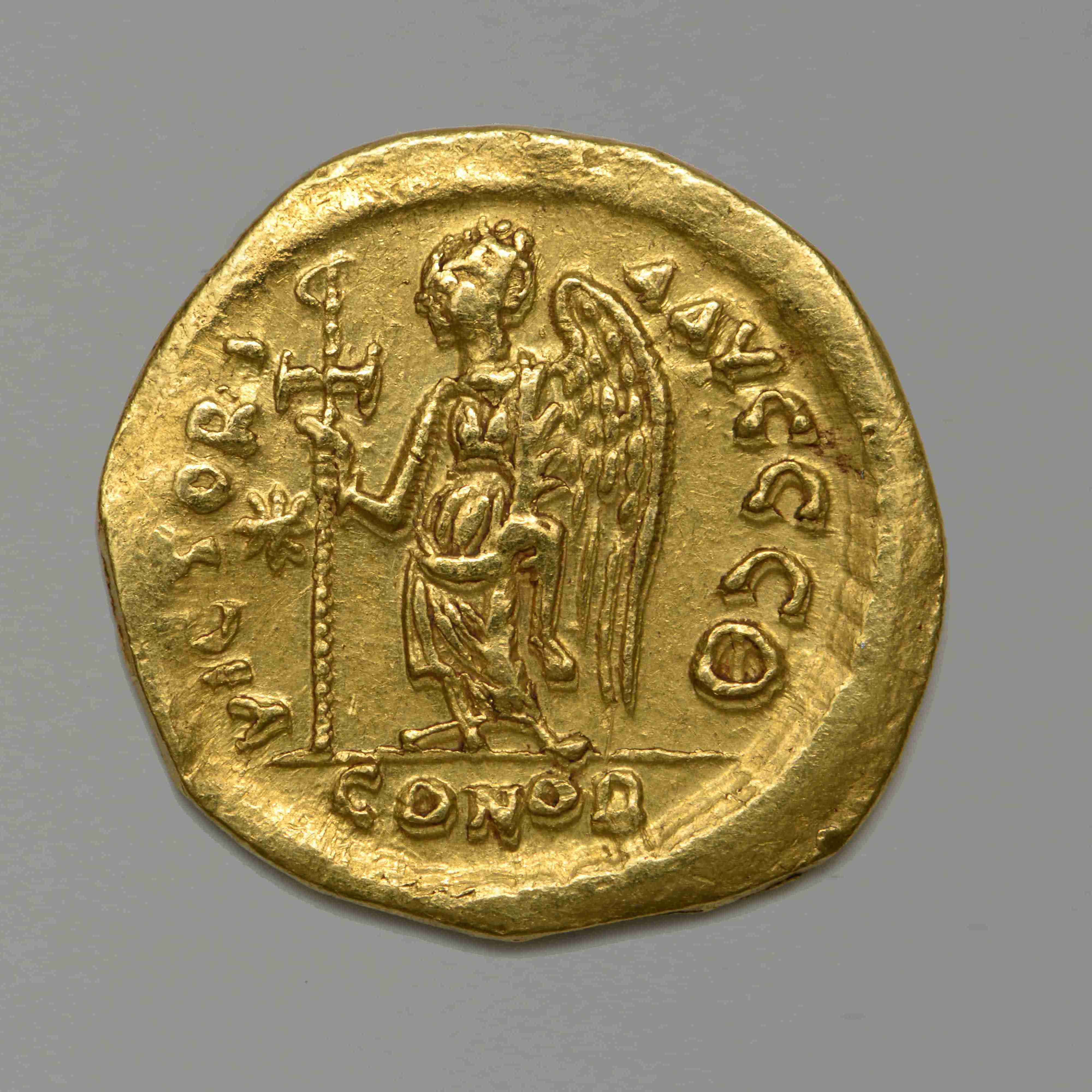 reverse Anastasios I — Solidus (Constantinople, 491)