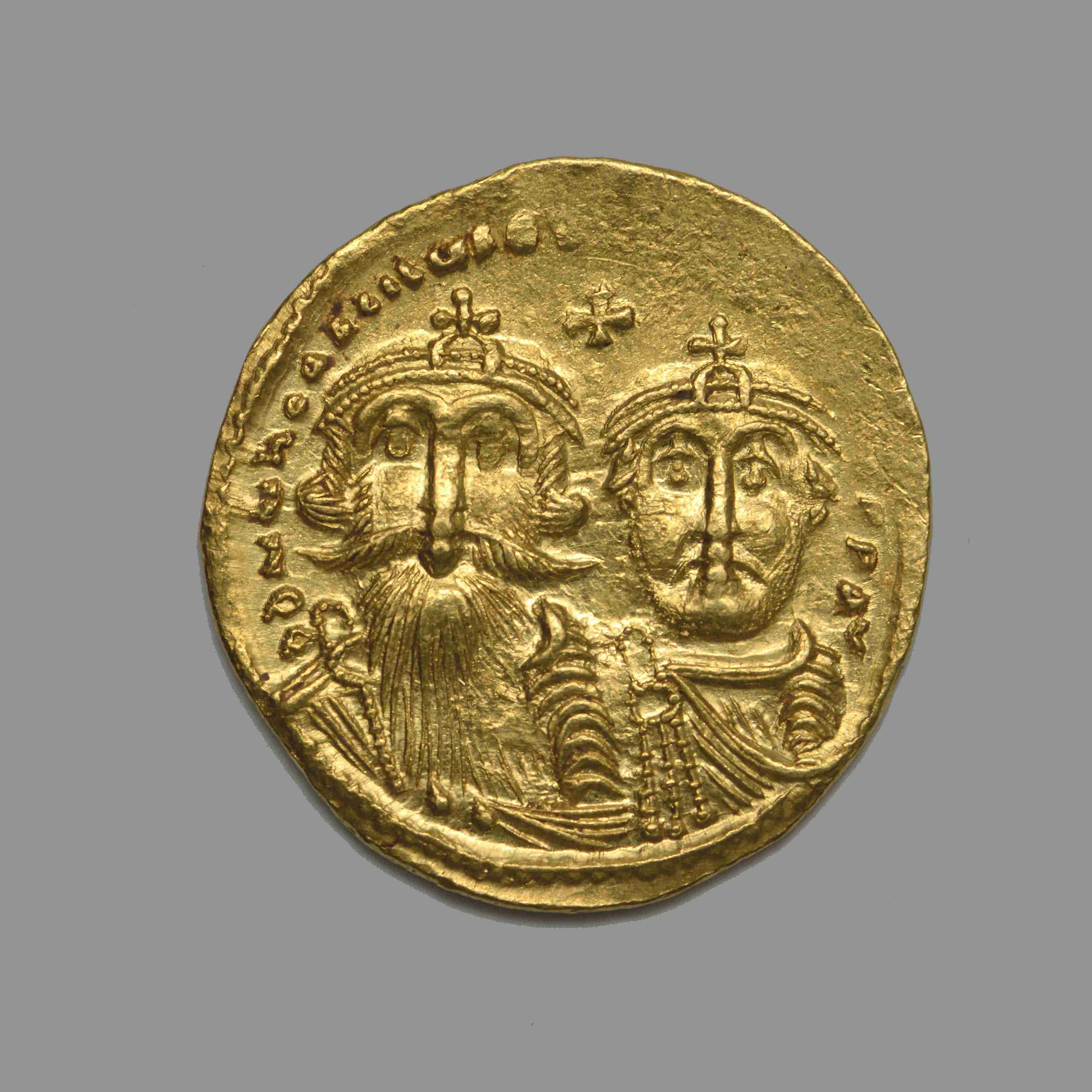 Heraclius — Solidus (Constantinople, 629), аверс, do_byzant