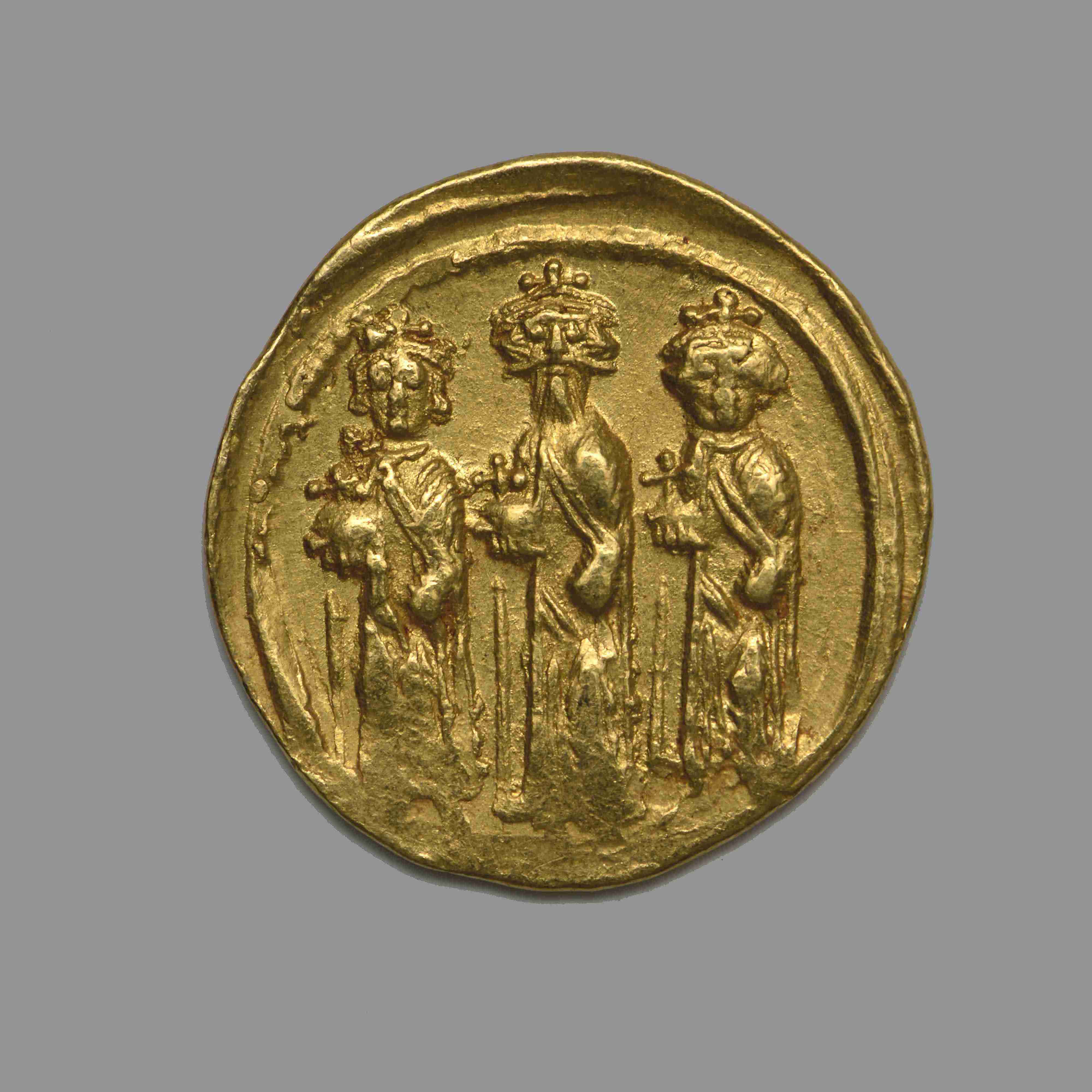 Heraclius — Solidus (Constantinople, 629), аверс, do_byzant