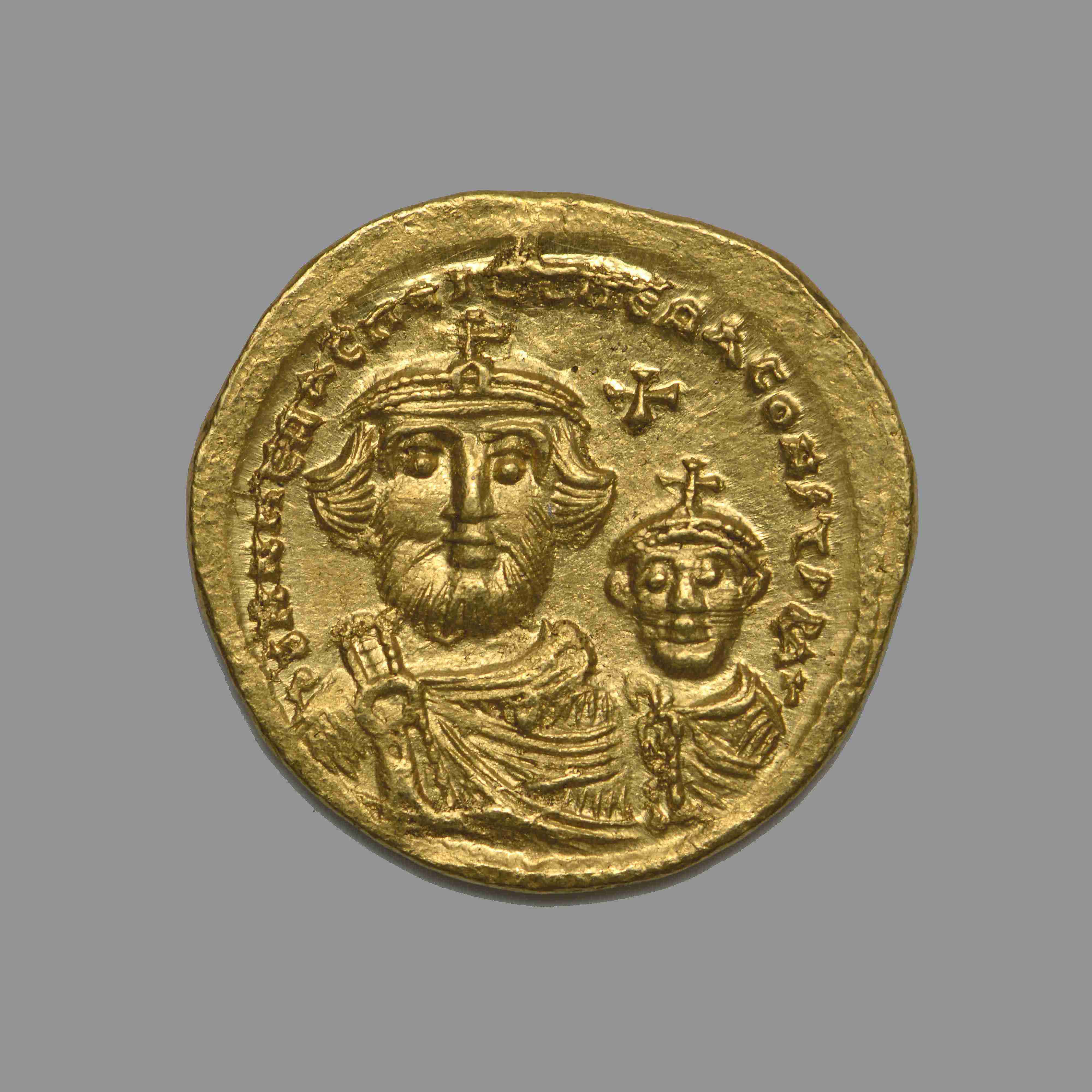 Heraclius — Solidus (Constantinople, 629), аверс, do_byzant