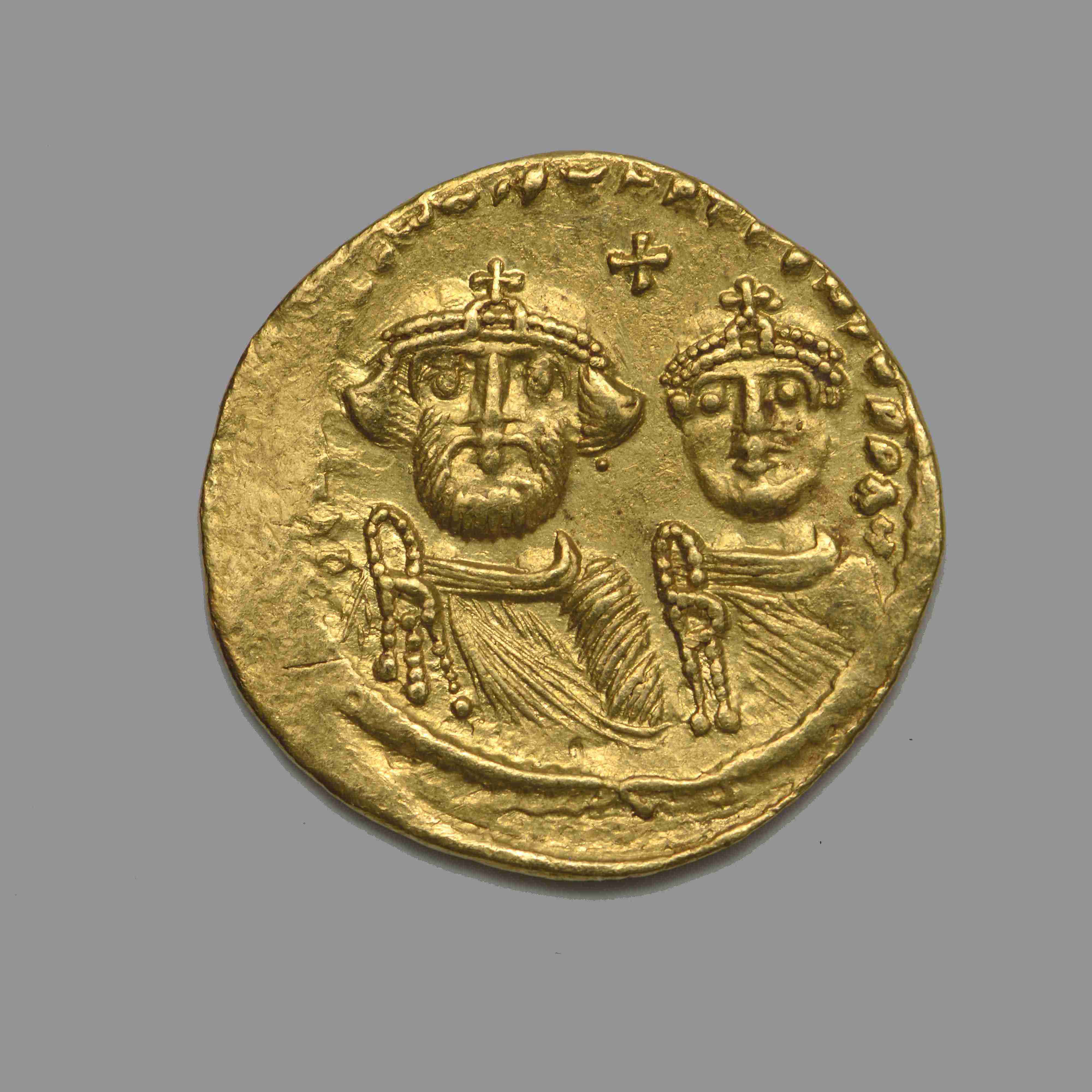 Heraclius — Solidus (Constantinople, 629), аверс, do_byzant