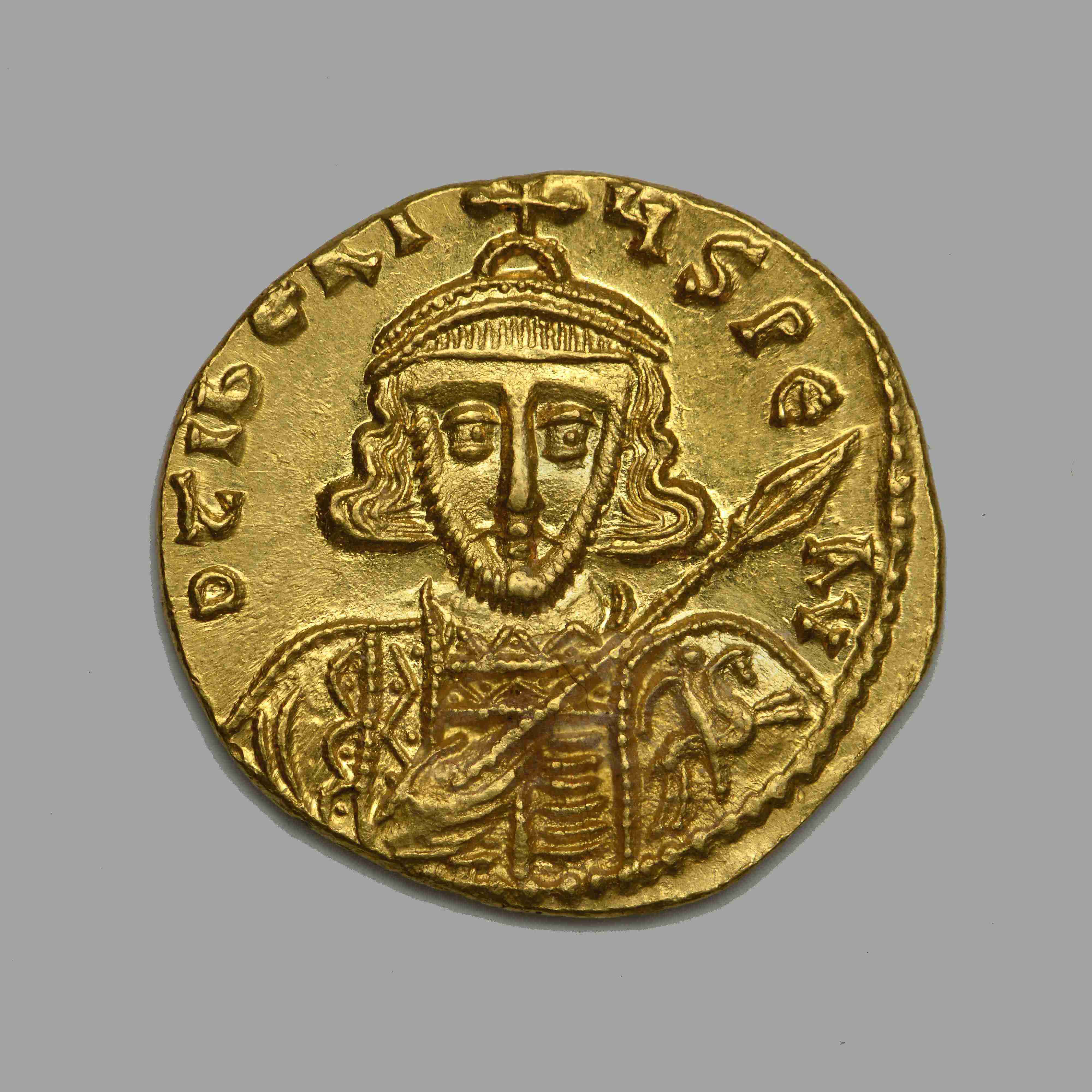 Tiberios III — Solidus (Constantinople, 698), аверс, do_byzant