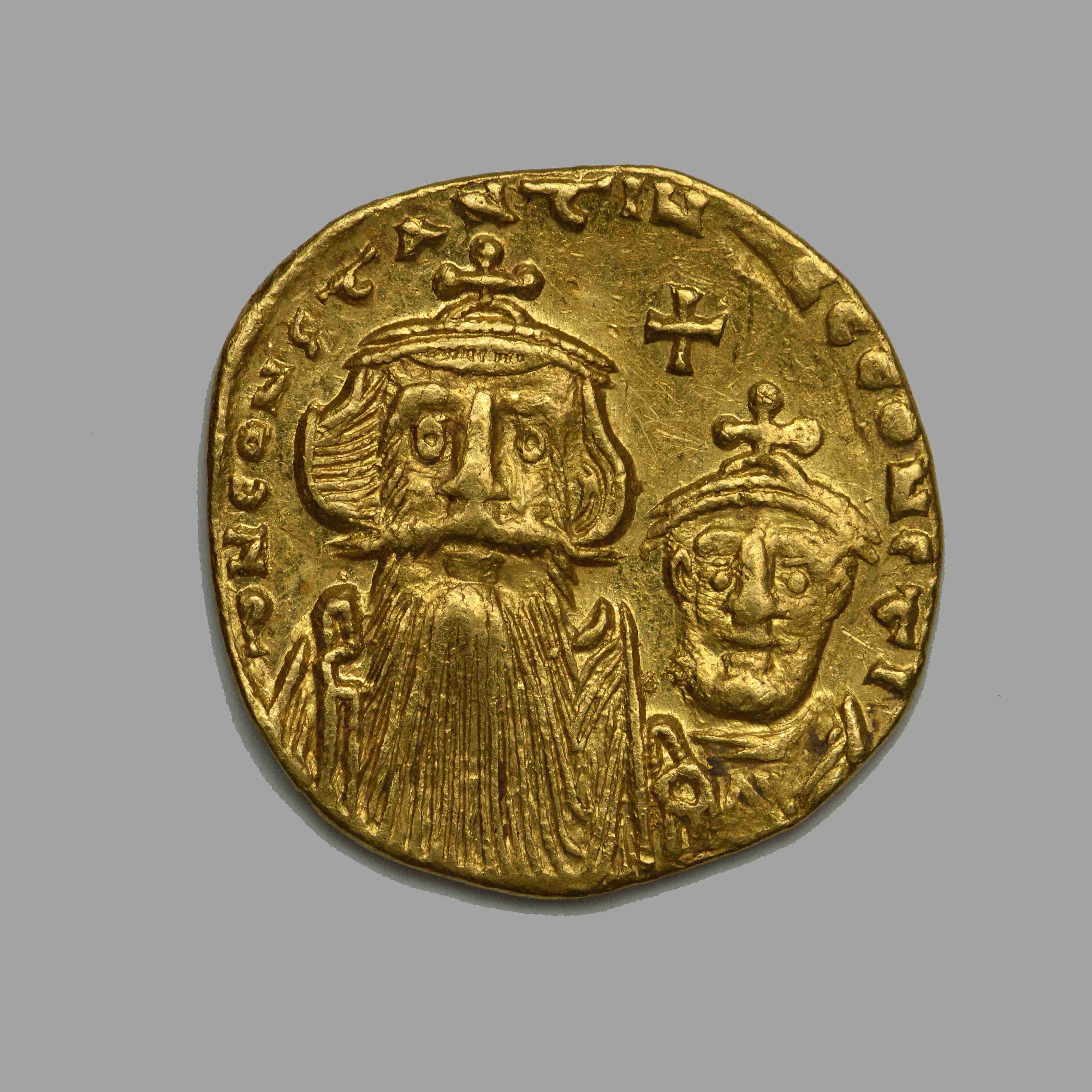 Constans II — Solidus (Constantinople, 642), аверс, do_byzant