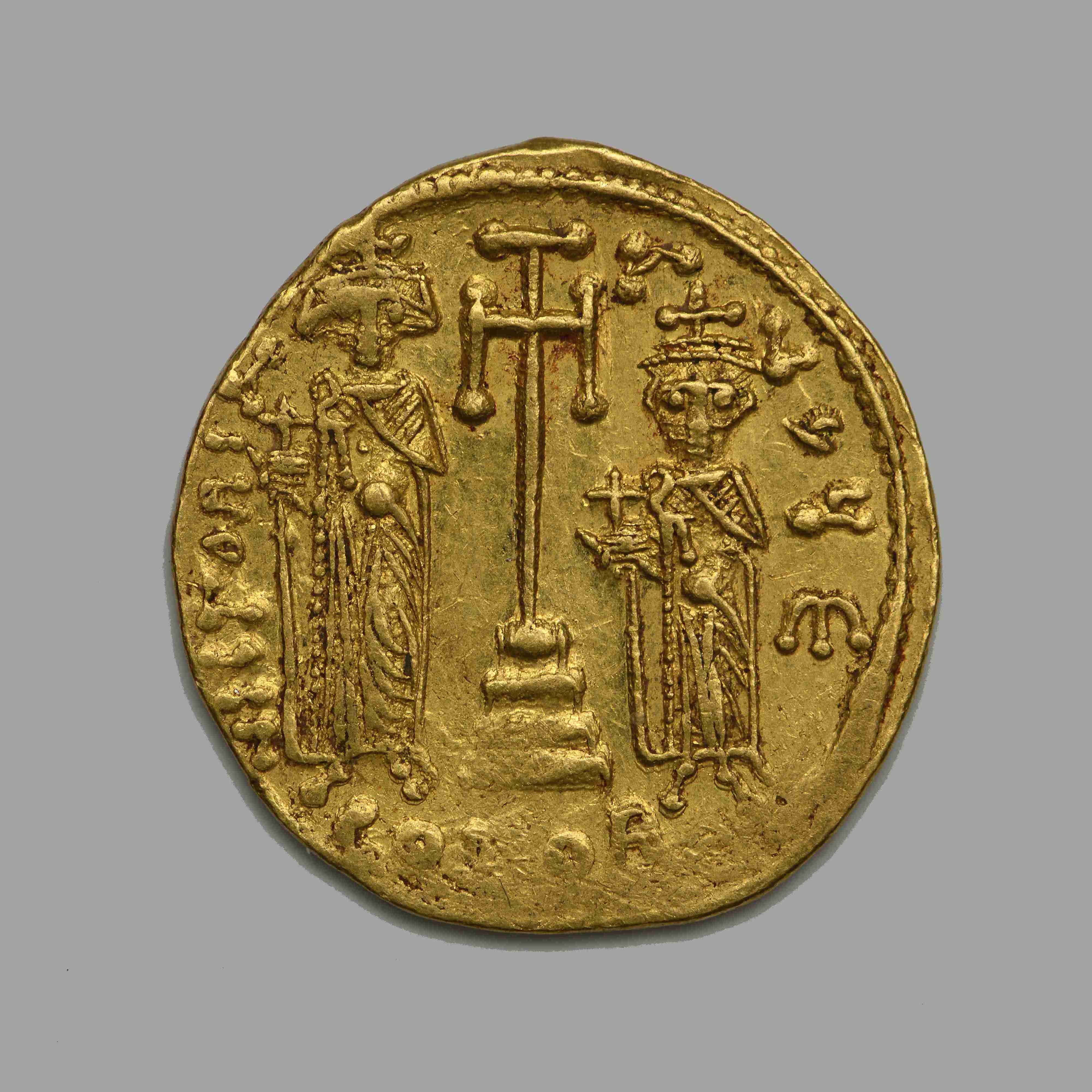 Constans II — Solidus (Constantinople, 642), реверс, do_byzant