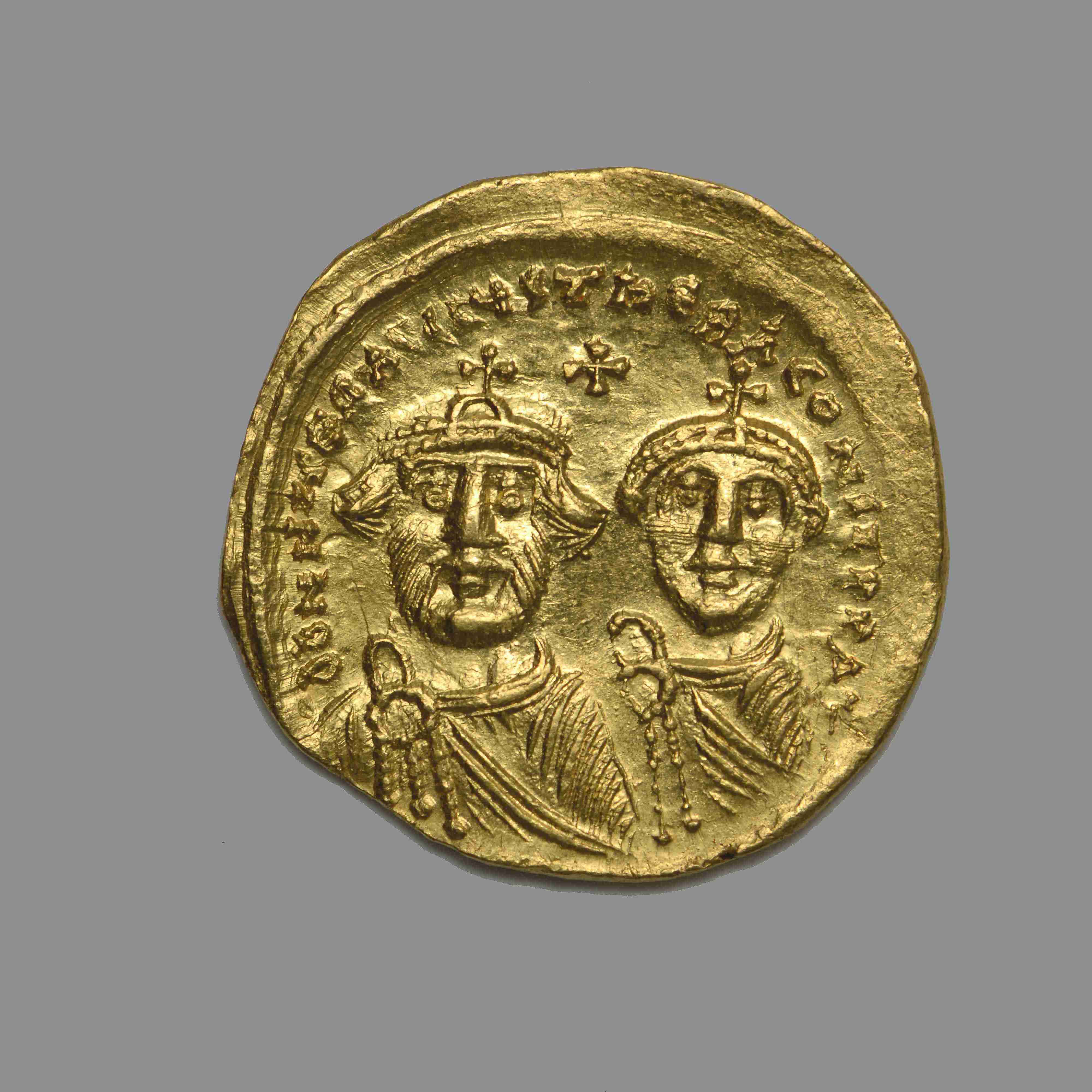 Heraclius — Solidus (Constantinople, 629), аверс, do_byzant