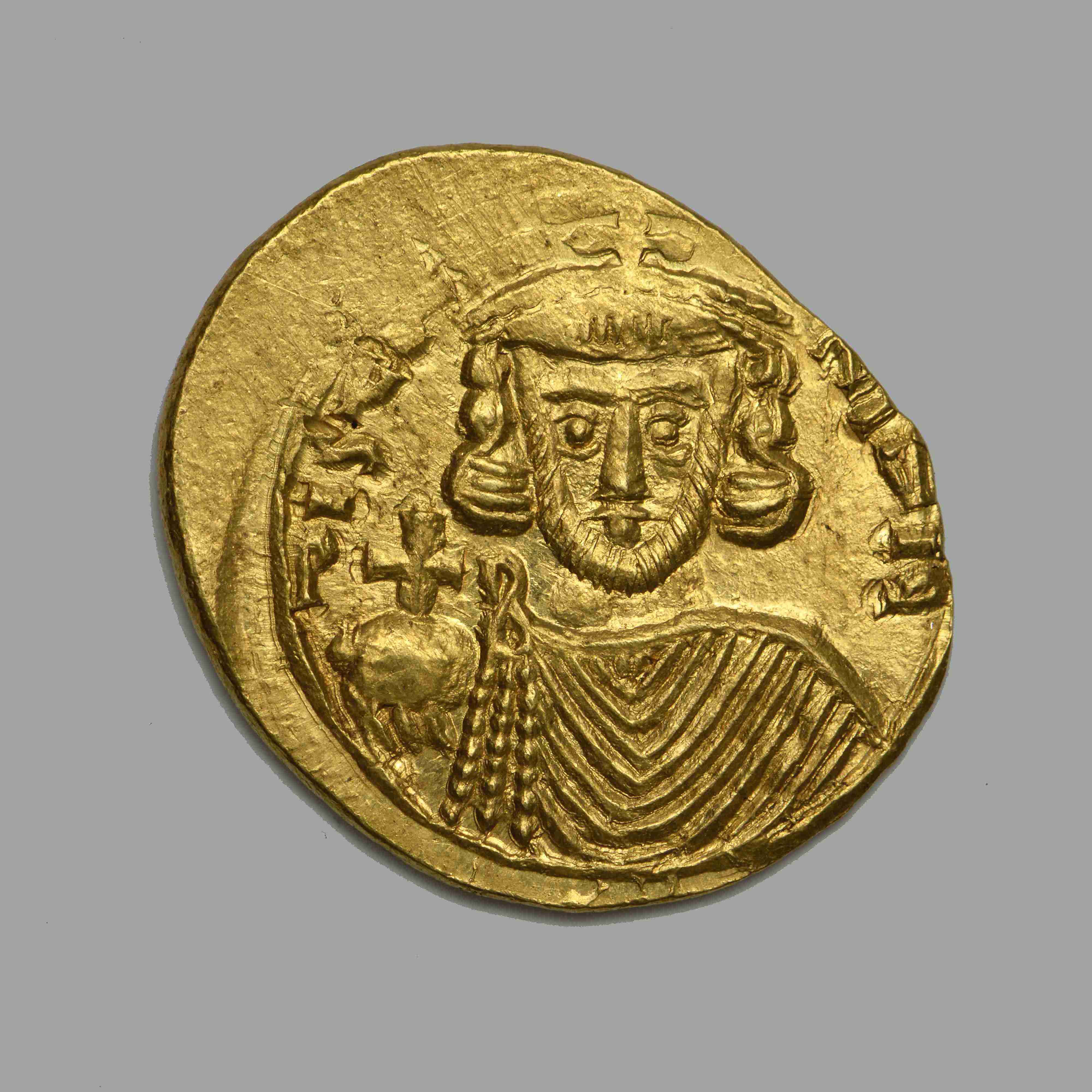 Justinian II — Solidus (Syracuse, 685), аверс, do_byzant