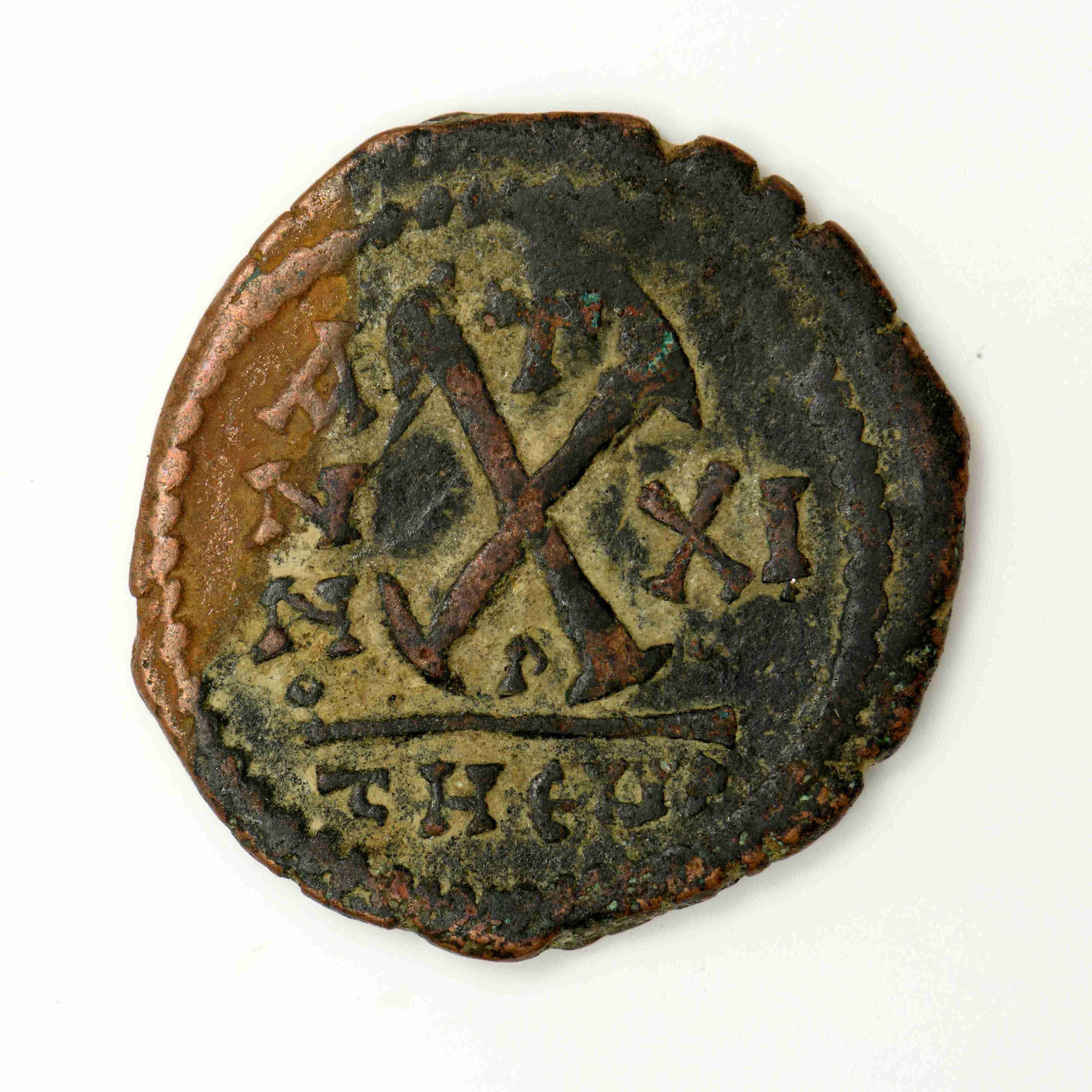 реверс Maurice Tiberius — Decanummium (Antioch, 592–593)
