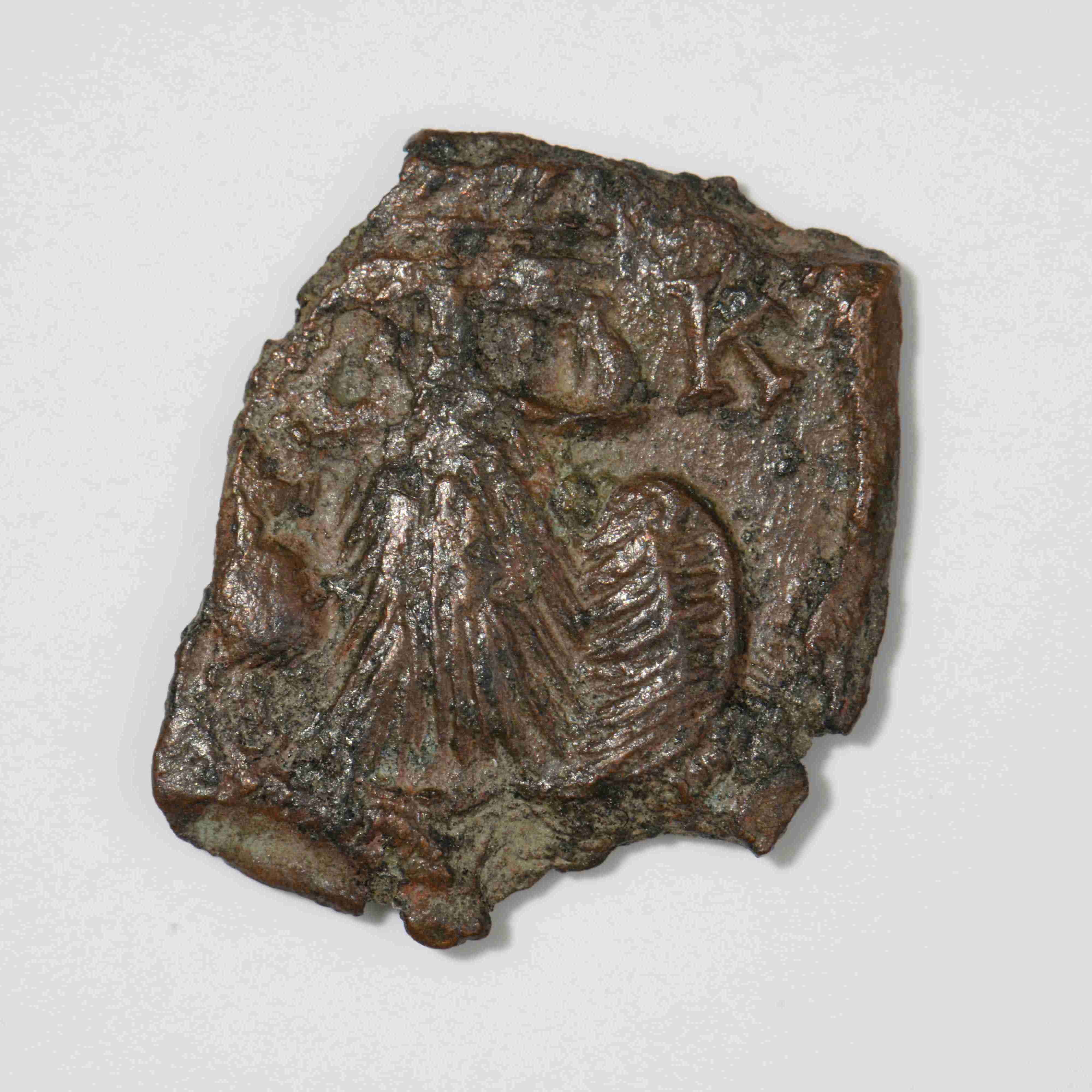 Constans II — Half Follis (Constantinople, 665), аверс, do_byzant