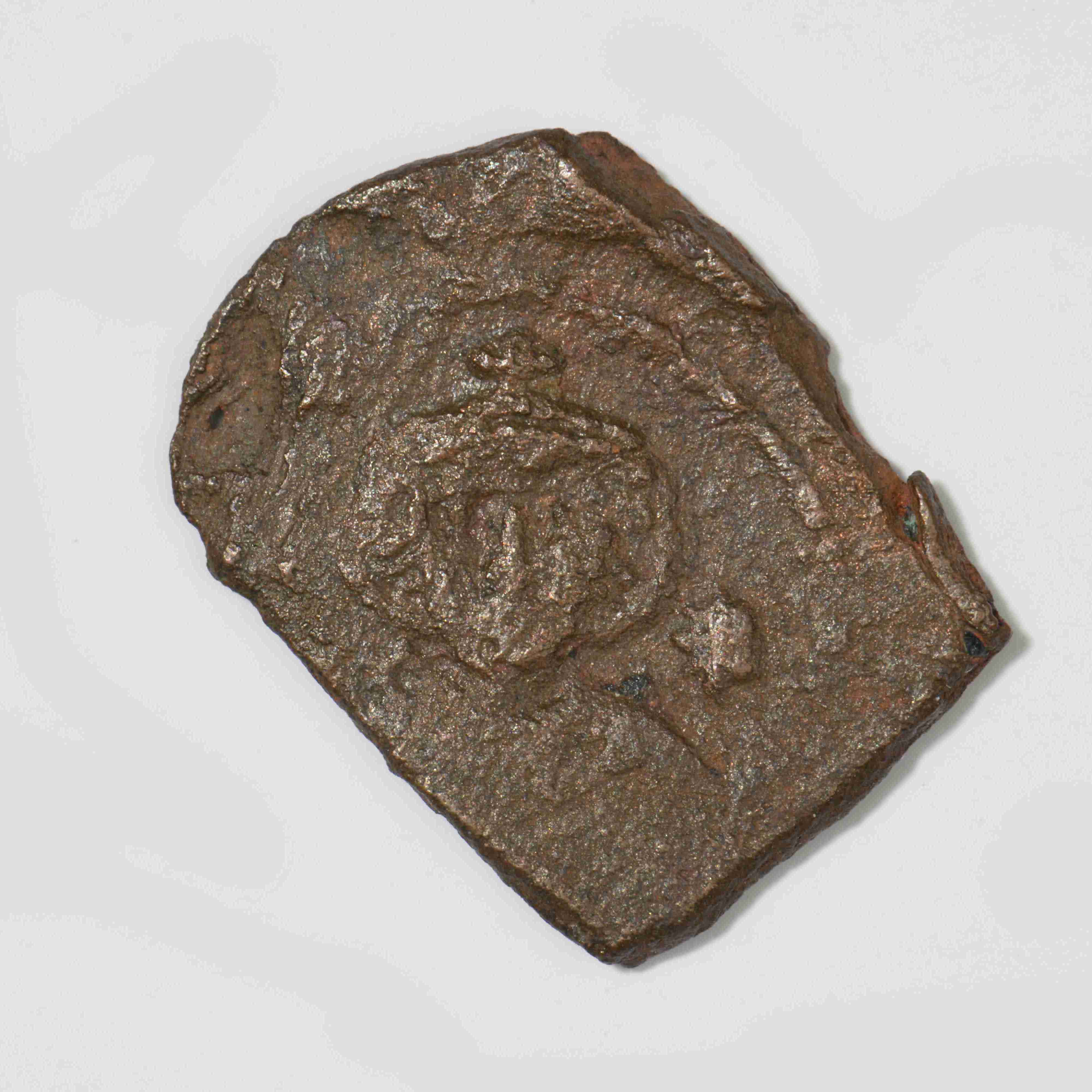 Justinian II — Half Follis (Constantinople, 685), аверс, do_byzant