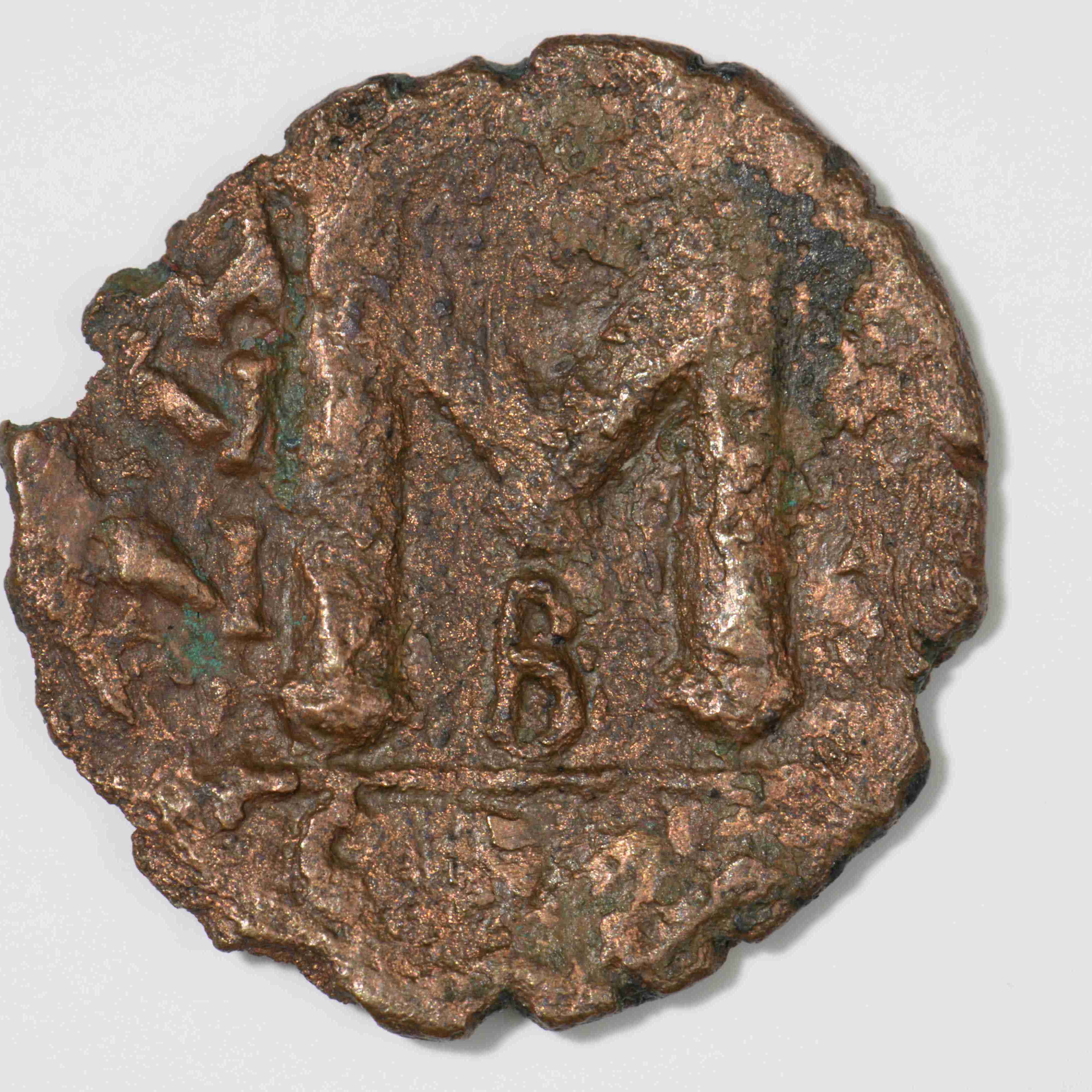 Leo III — Follis (Constantinople, 717), реверс, do_byzant