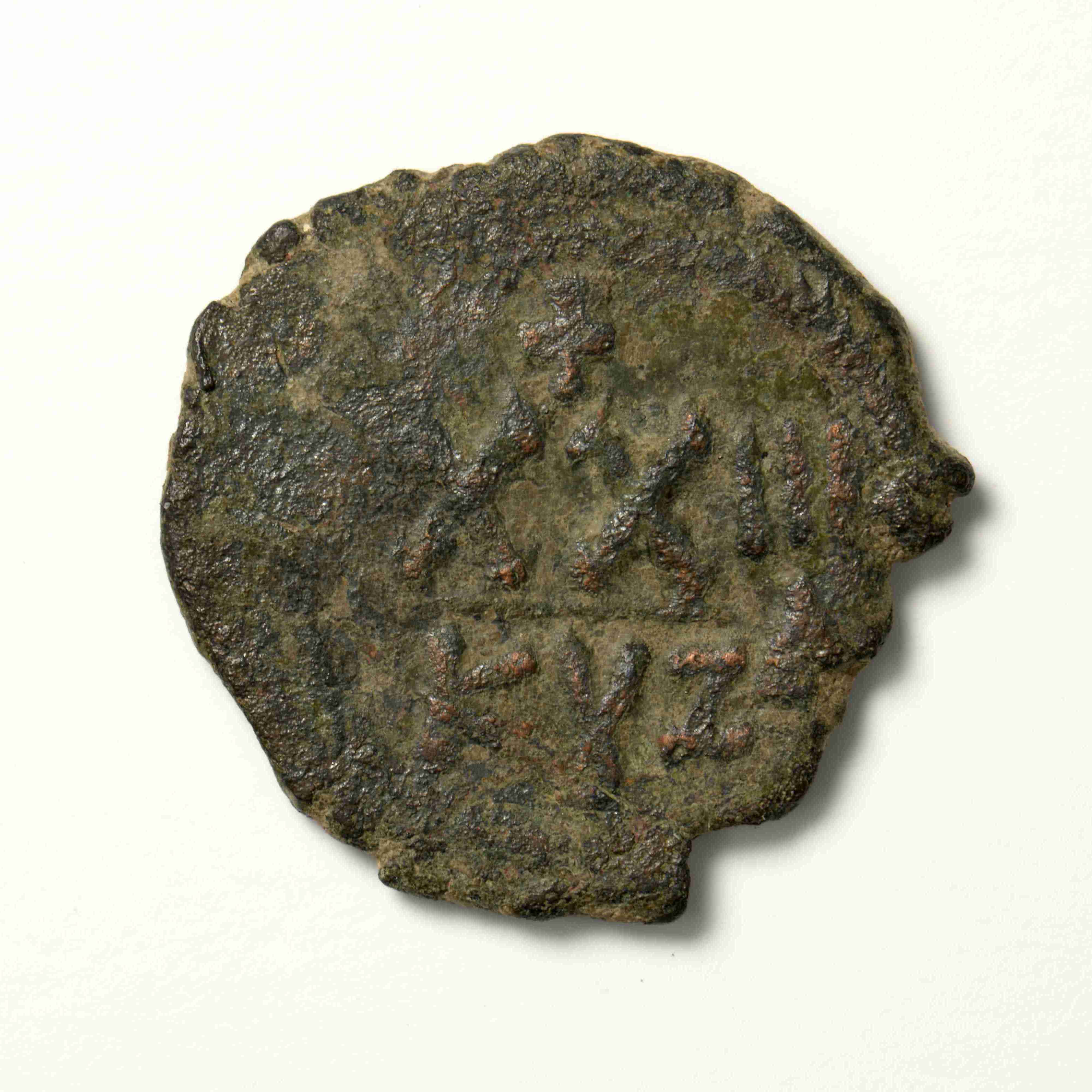 реверс Phocas — Half Follis (Kyzikos, 604–605)