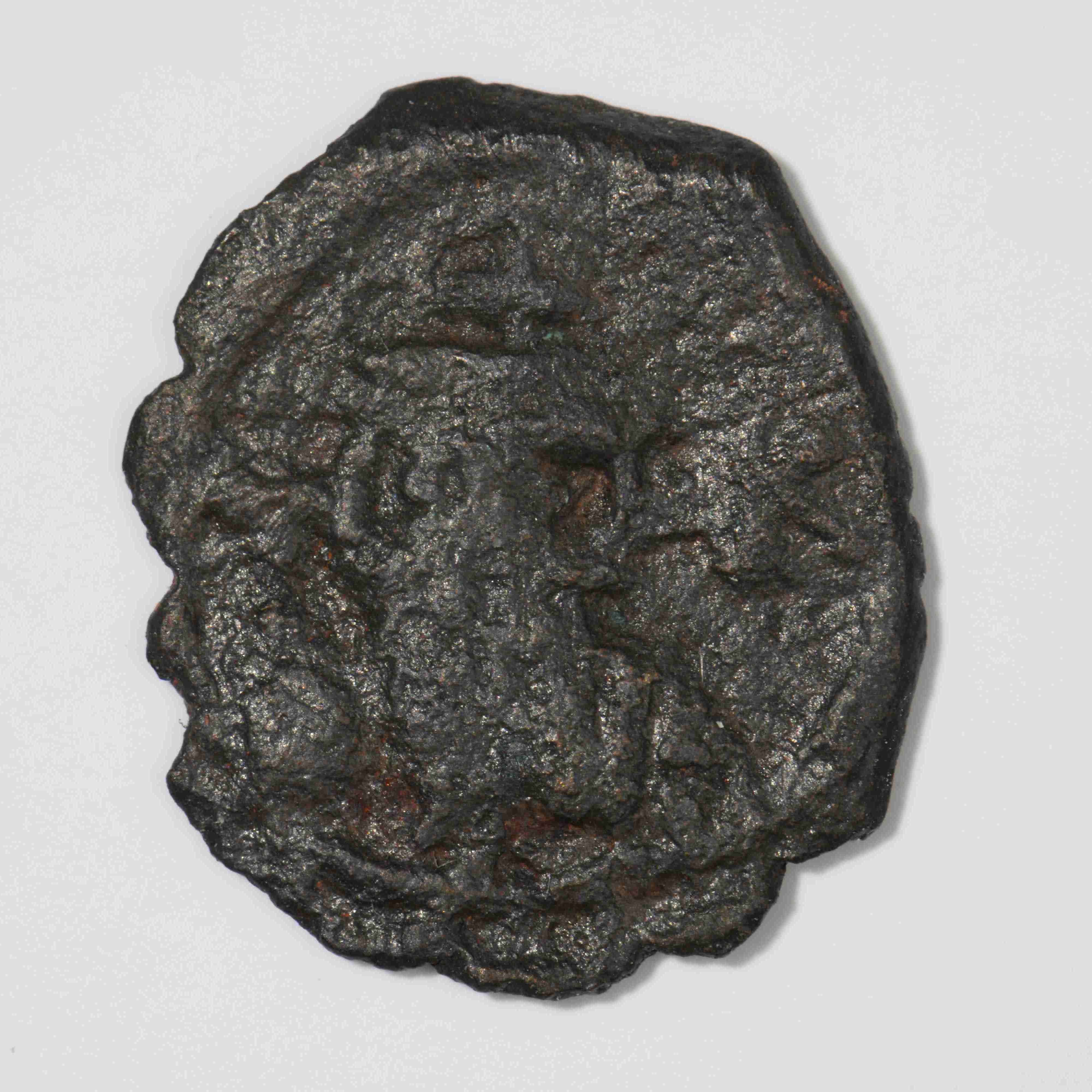 Constans II — Half Follis (Constantinople, 665), аверс, do_byzant