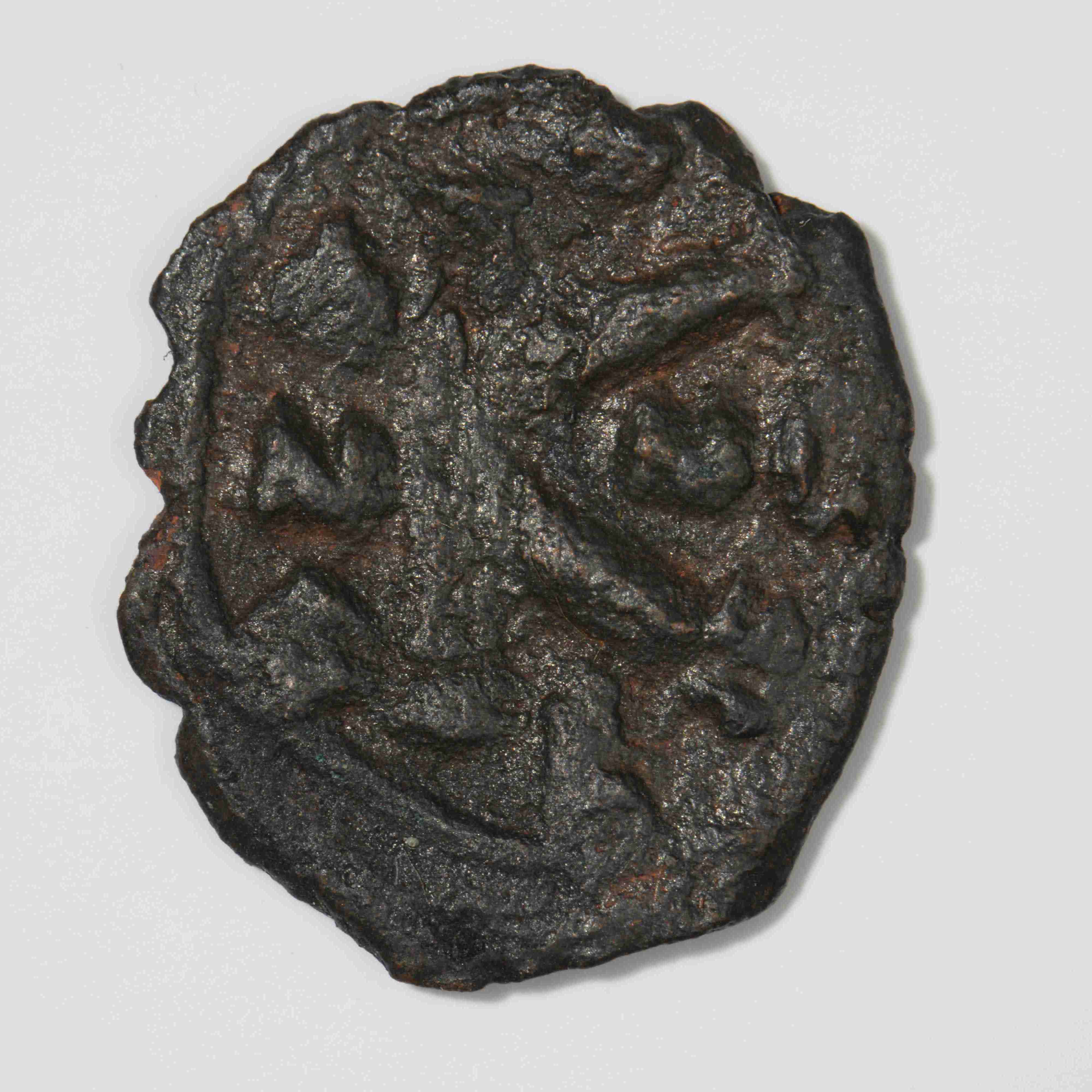 Constans II — Half Follis (Constantinople, 665), реверс, do_byzant