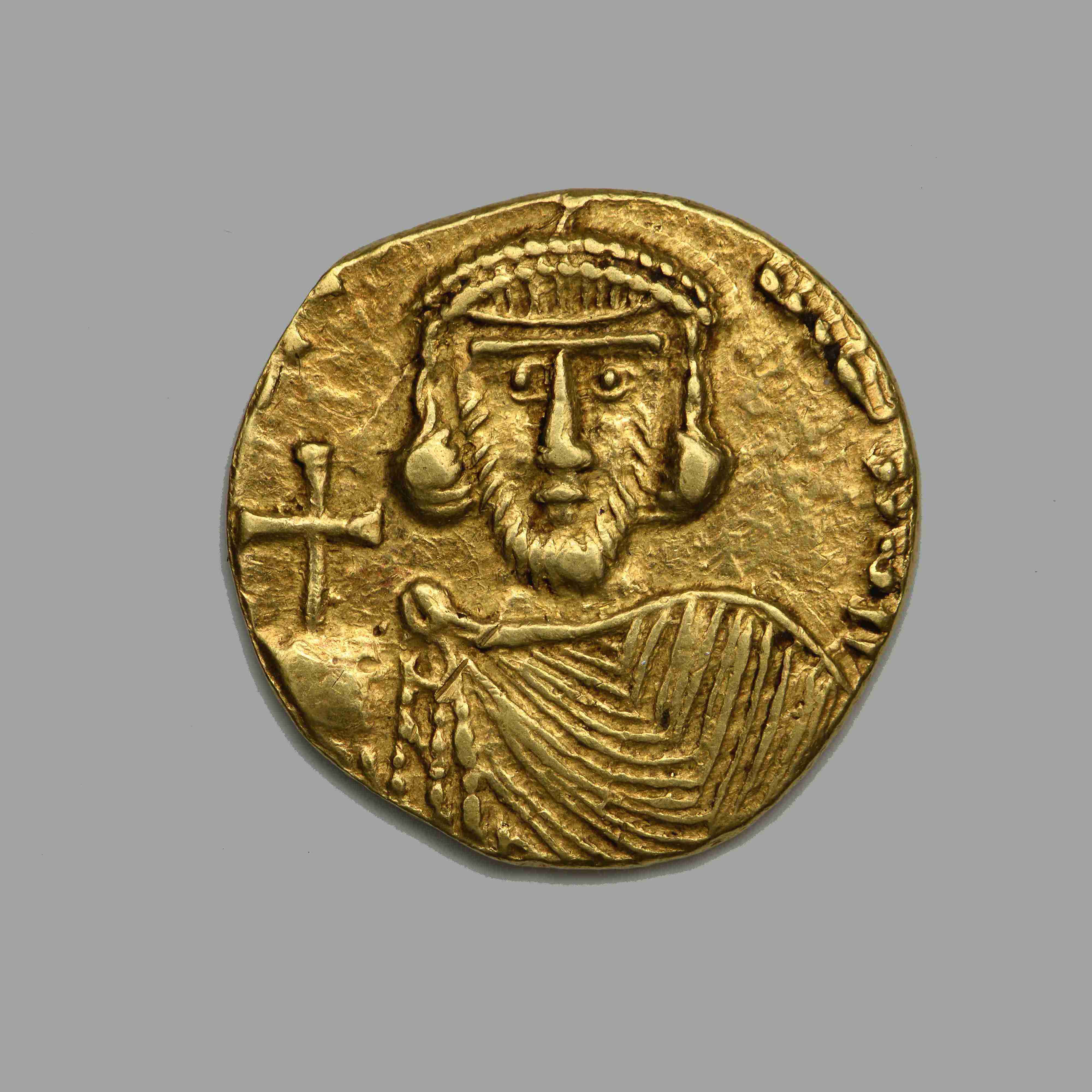 Justinian II — Solidus (Syracuse, 685), аверс, do_byzant
